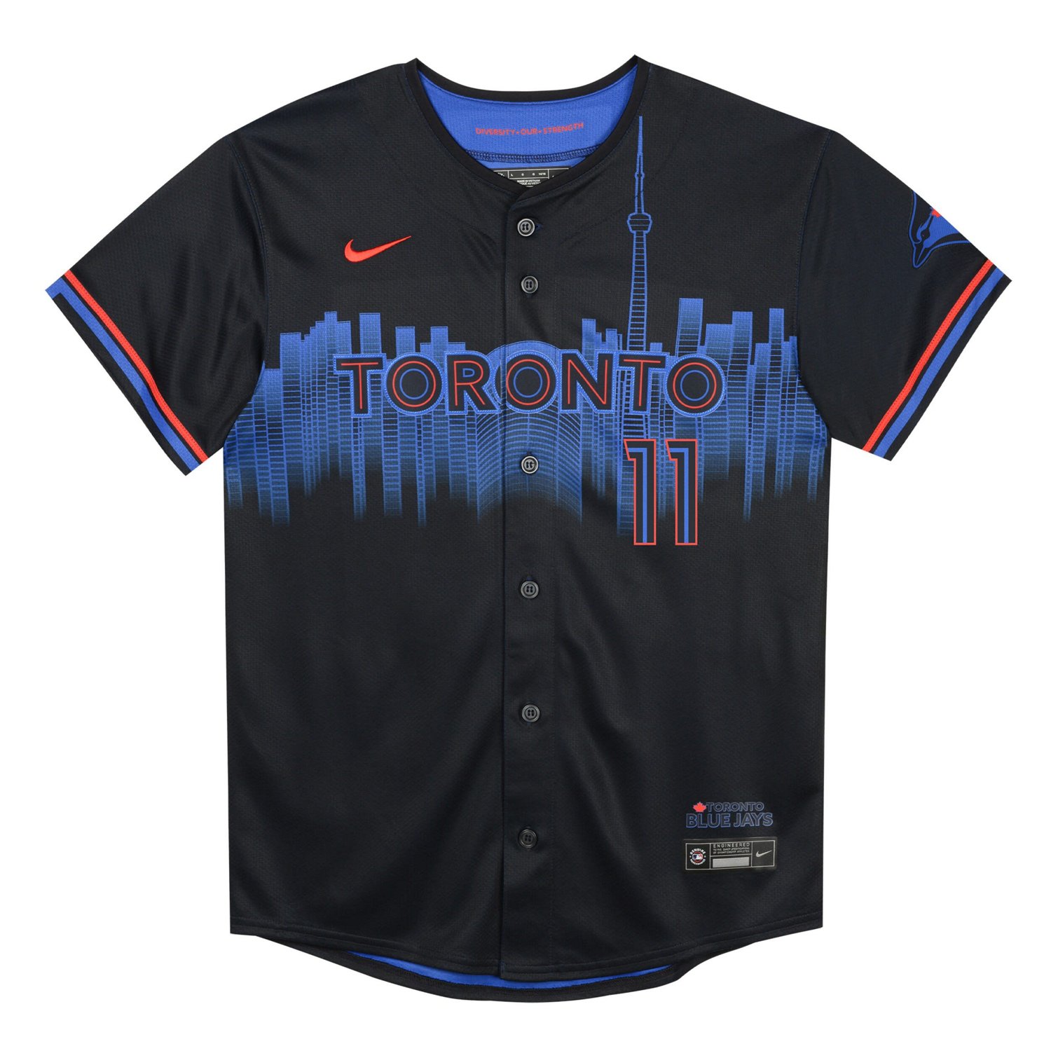 Preschool Nike Bo Bichette Toronto Blue Jays 2024 City Connect Limited Player Jersey                                             - view number 2