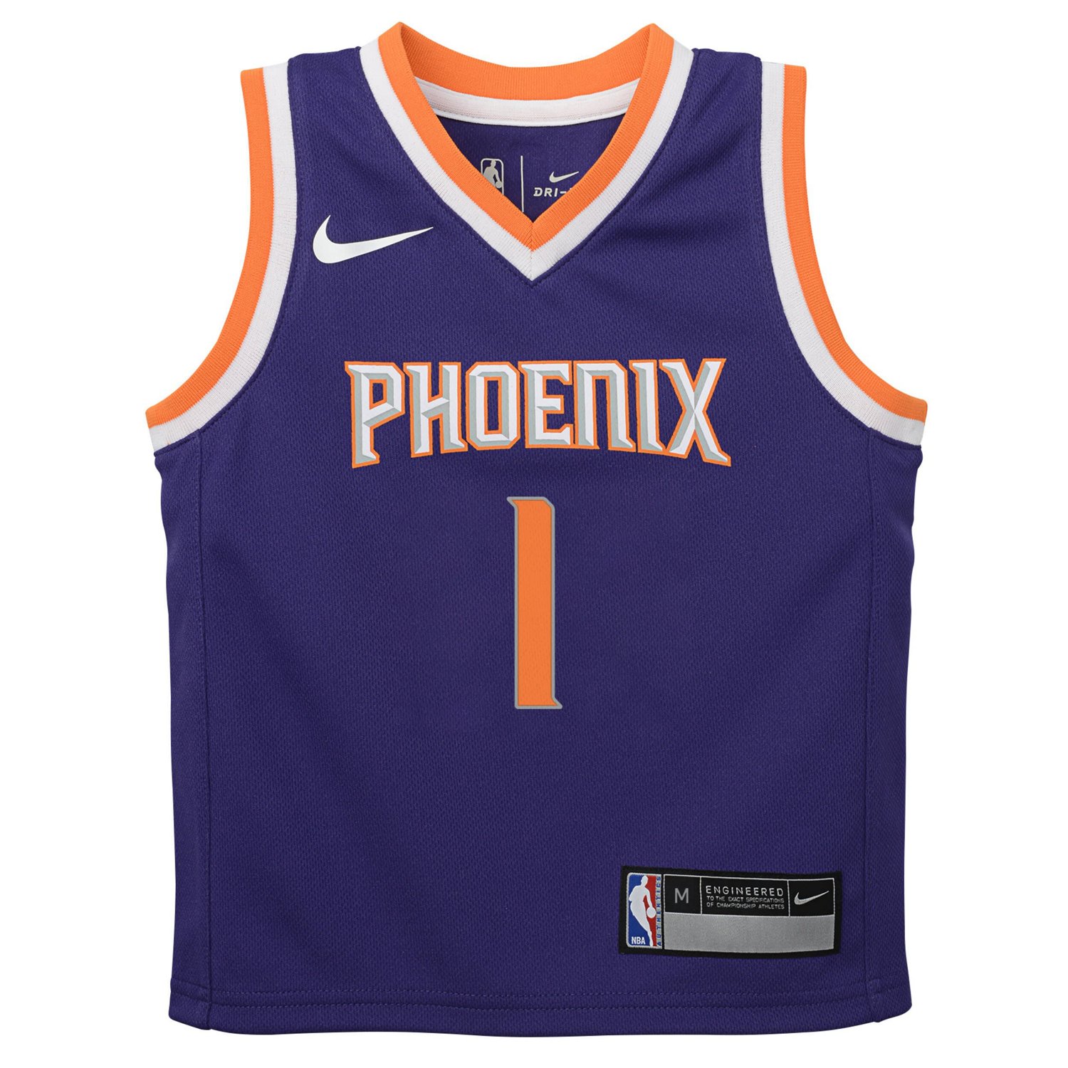 Preschool Nike Devin Booker Phoenix Suns Replica Jersey - Icon Edition                                                           - view number 2