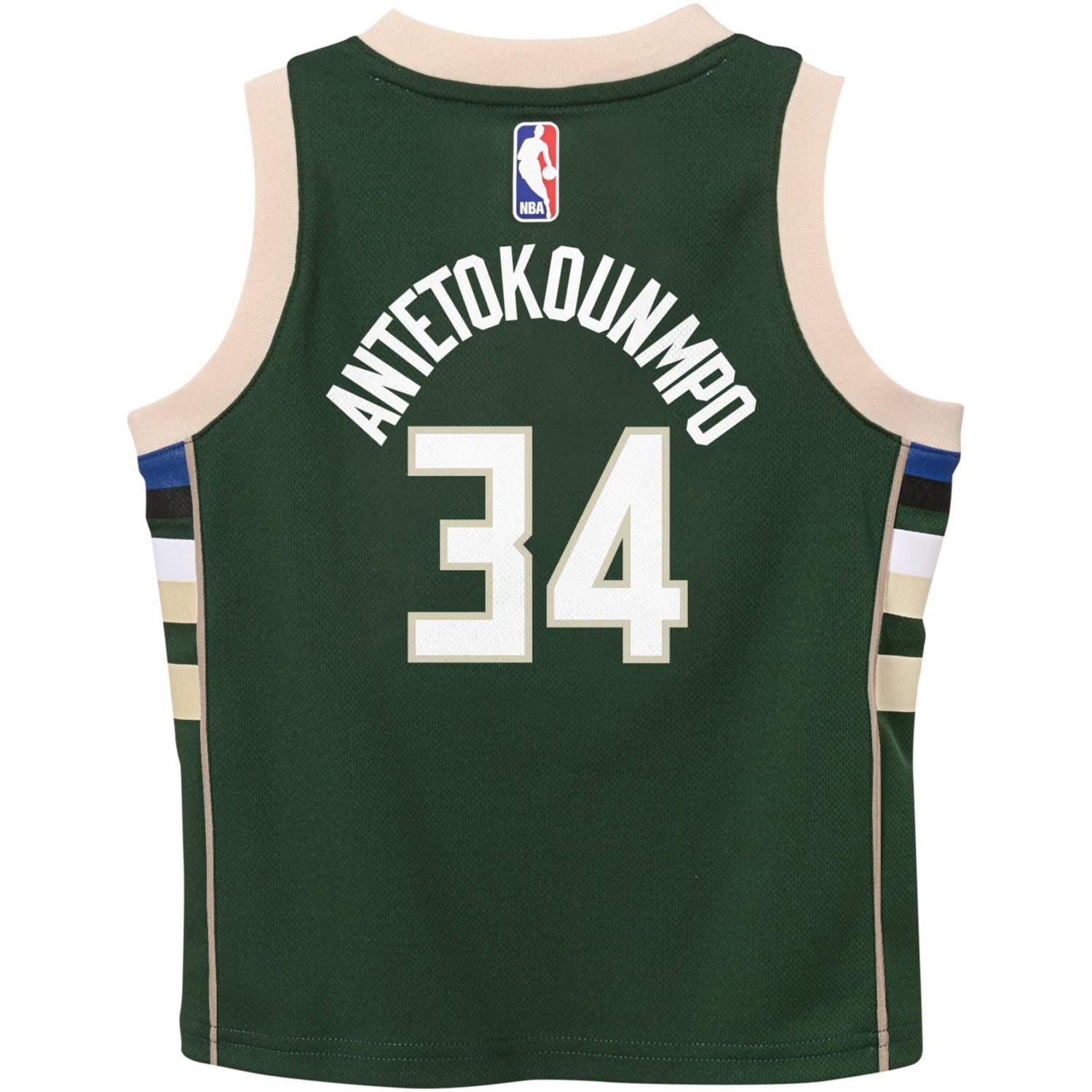 Preschool Nike Giannis Antetokounmpo Hunter Milwaukee Bucks Swingman Player Jersey - Icon Edition                                - view number 3