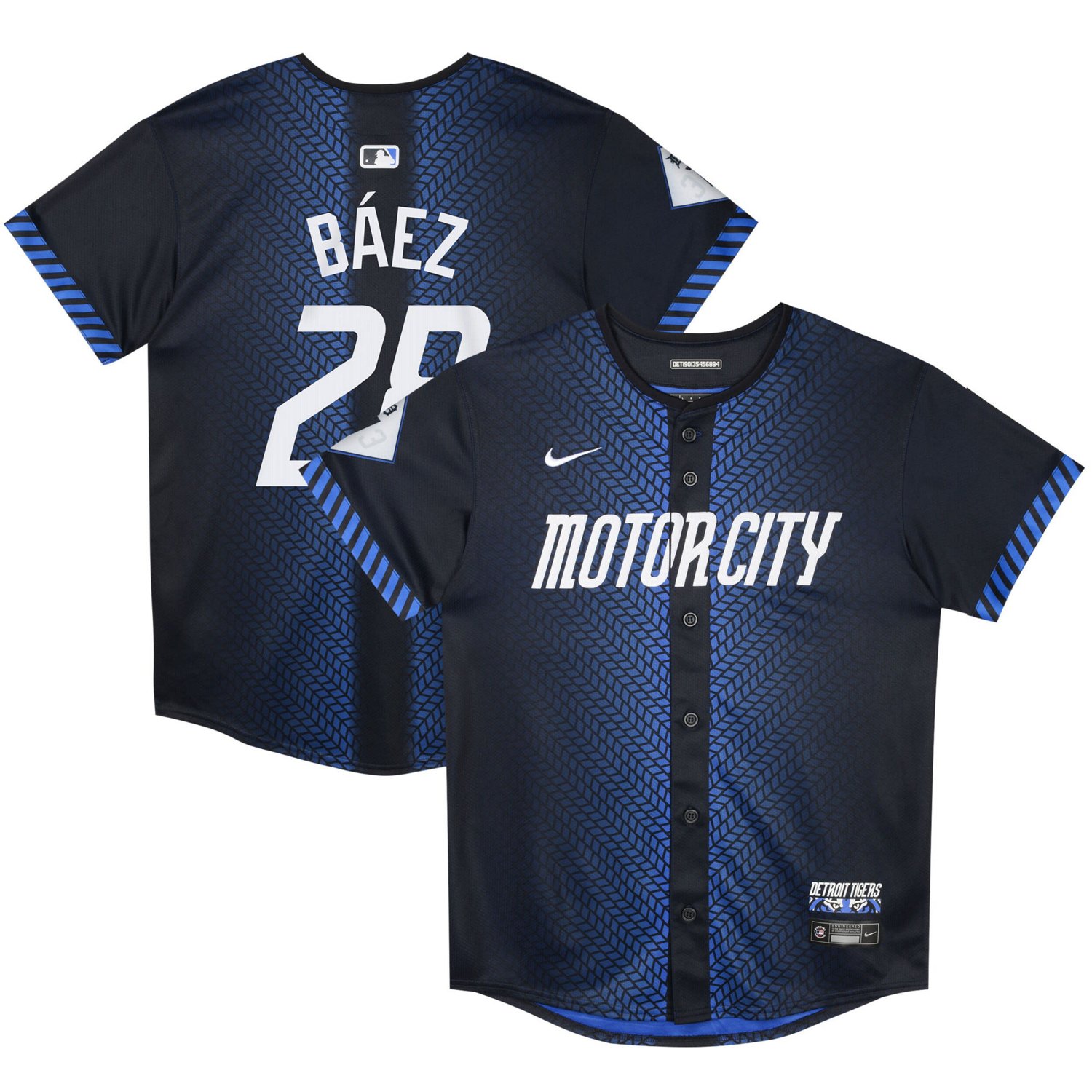 Preschool Nike Javier Baez Detroit Tigers 2024 City Connect Limited Jersey                                                       - view number 1