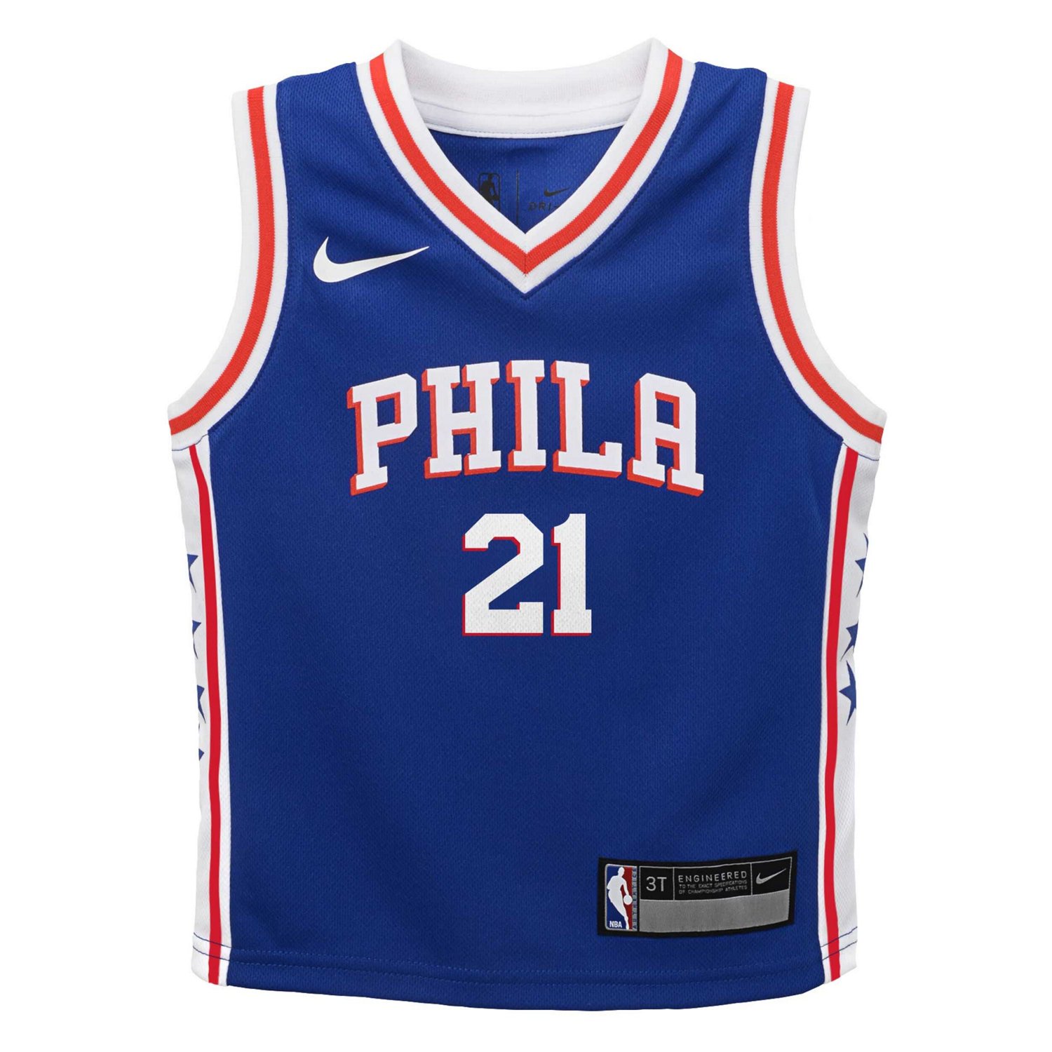 Preschool Nike Joel Embiid Philadelphia 76ers Swingman Player Jersey - Icon Edition                                              - view number 2