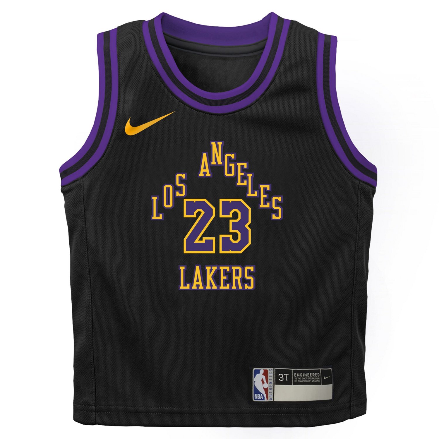 Preschool Nike LeBron James Los Angeles Lakers 2025 26 City Edition Swingman Jersey - view number 2