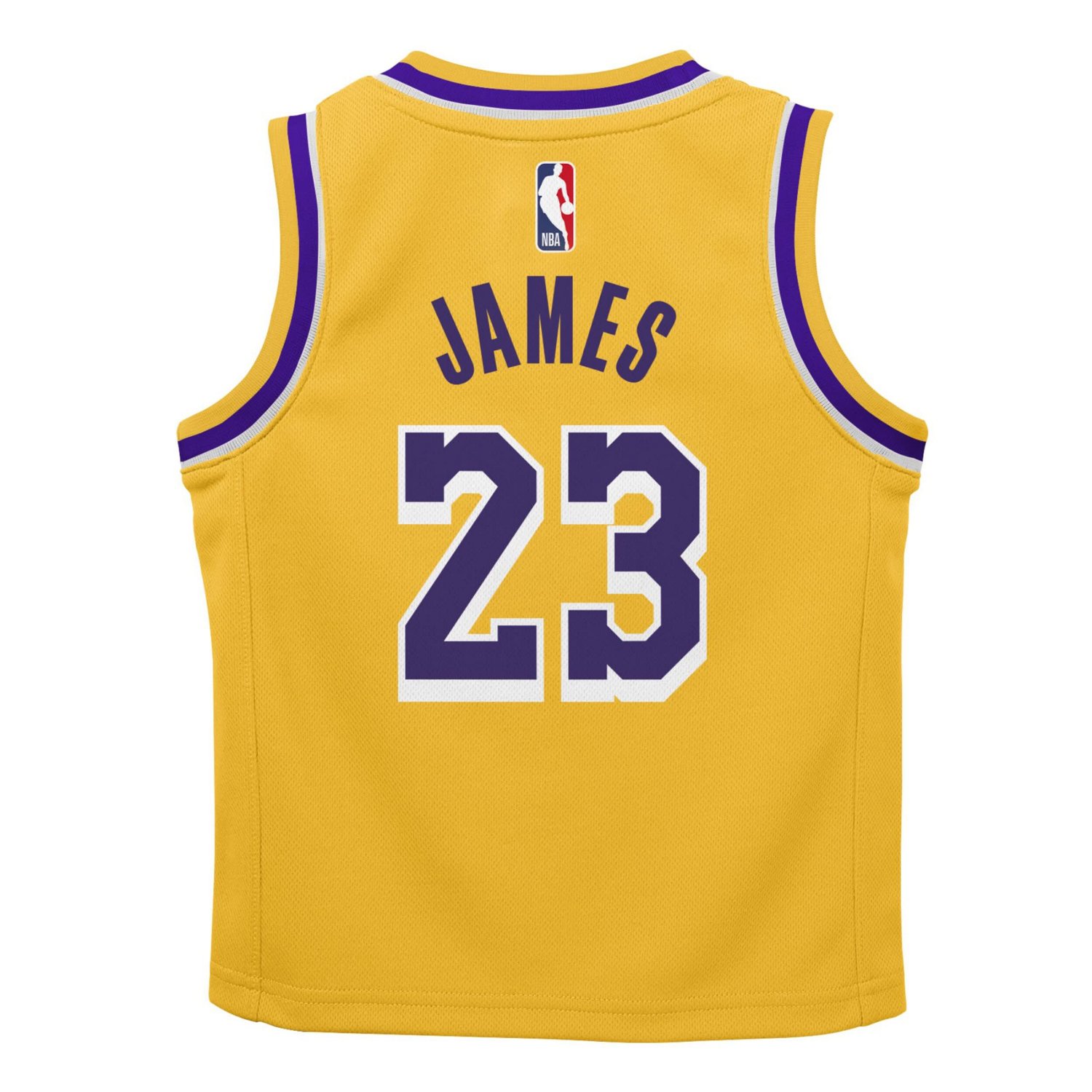 Preschool Nike LeBron James Los Angeles Lakers Dri-FIT Swingman Player Jersey - Icon Edition                                     - view number 3