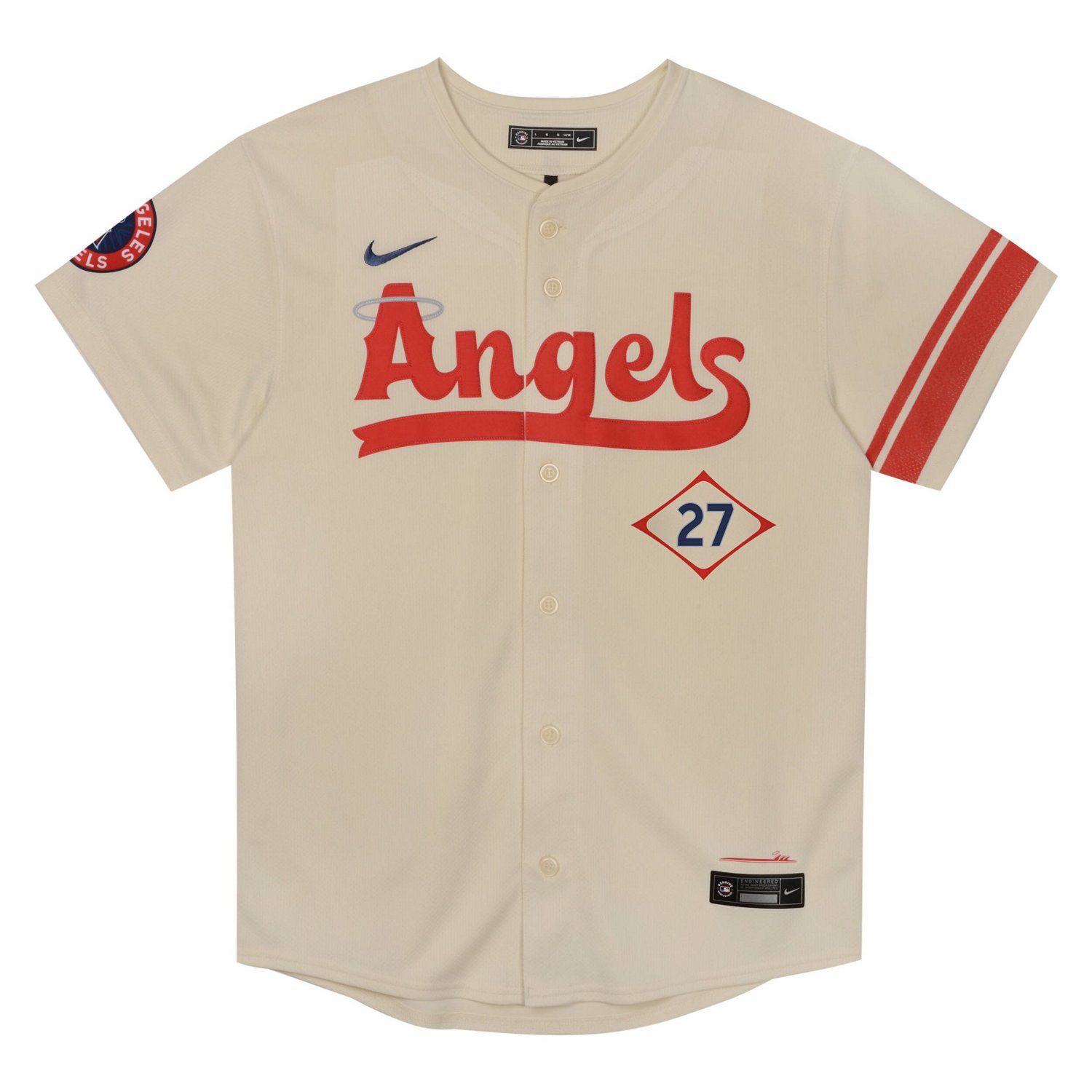 Preschool Nike Mike Trout Los Angeles Angels City Connect Limited Player Jersey - view number 2