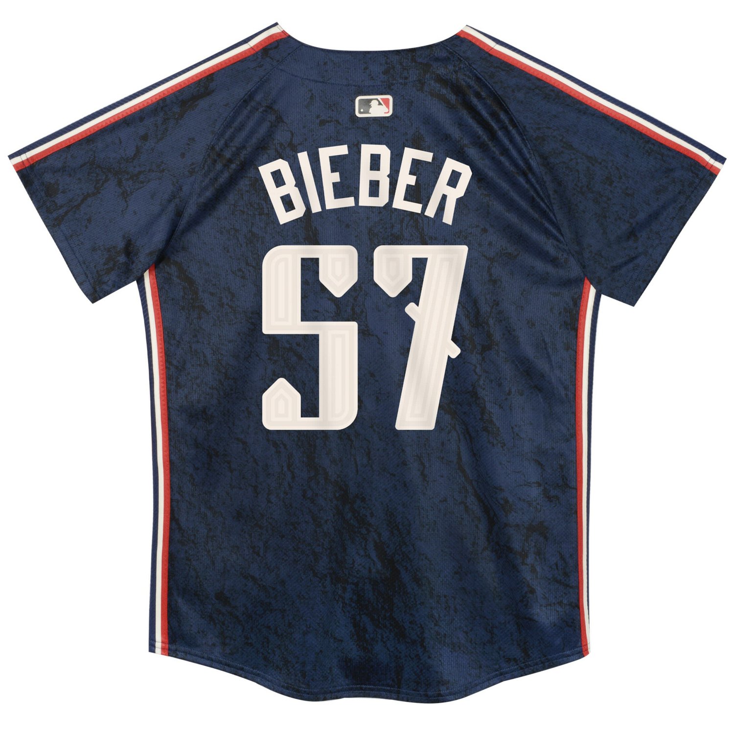 Preschool Nike Shane Bieber Cleveland Guardians 2024 City Connect Limited Jersey - view number 3
