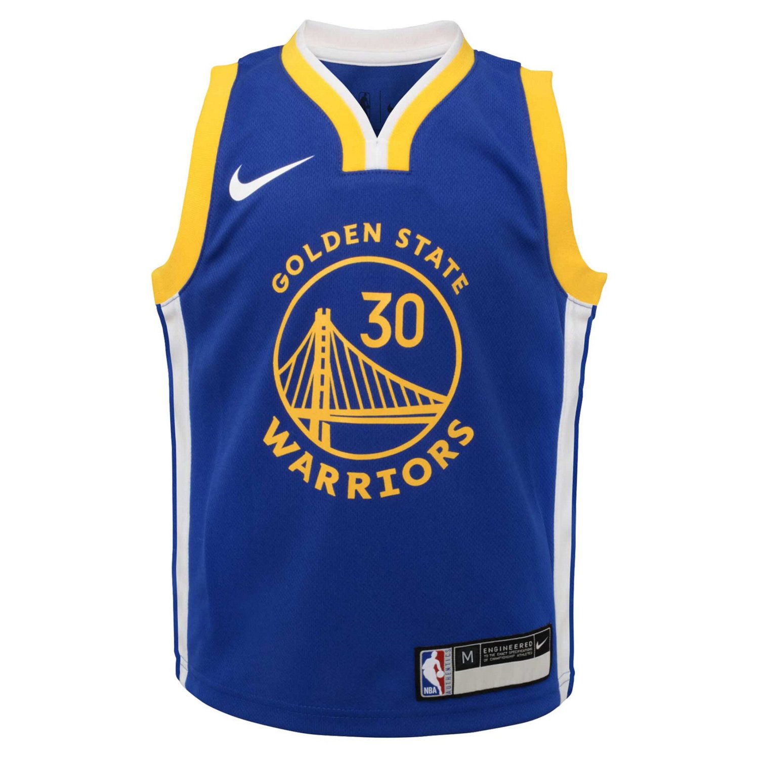 Preschool Nike Stephen Curry Golden State Warriors Dri-FIT Swingman Player Jersey - Icon Edition - view number 2