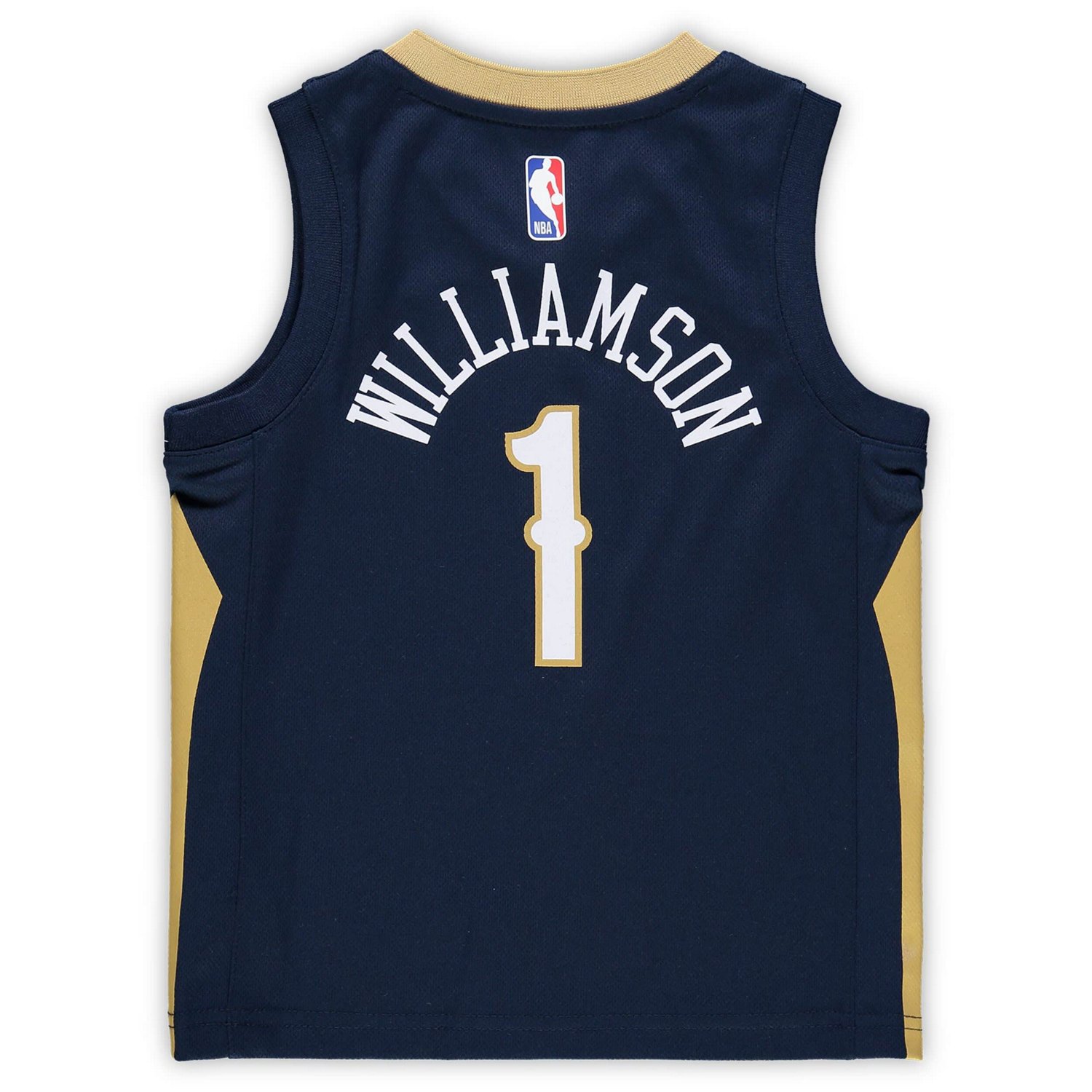 Preschool Nike Zion Williamson New Orleans Pelicans Replica Jersey - Icon Edition                                                - view number 3
