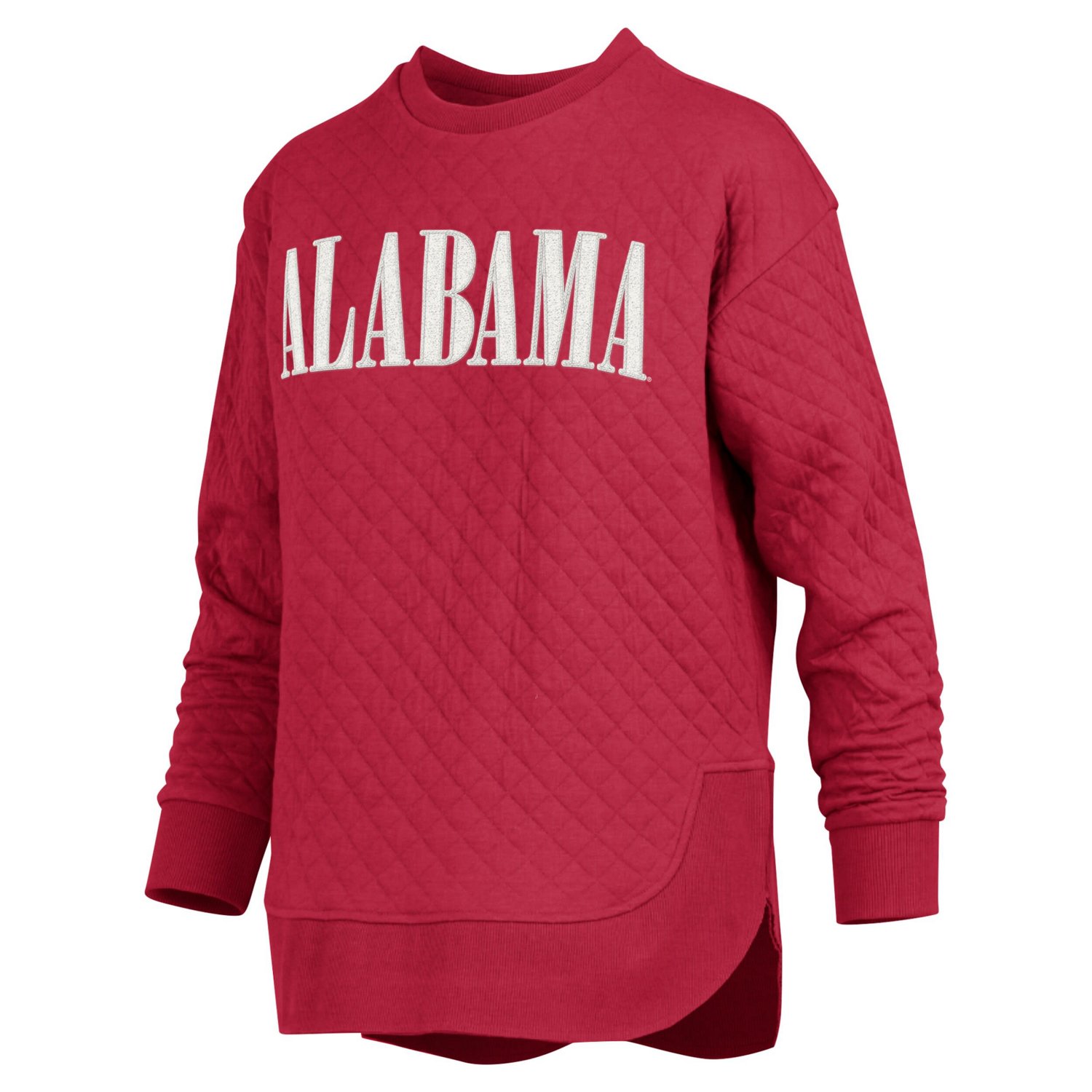 Pressbox Alabama Tide Quilted Long Sleeve Pullover Sweatshirt                                                                    - view number 2