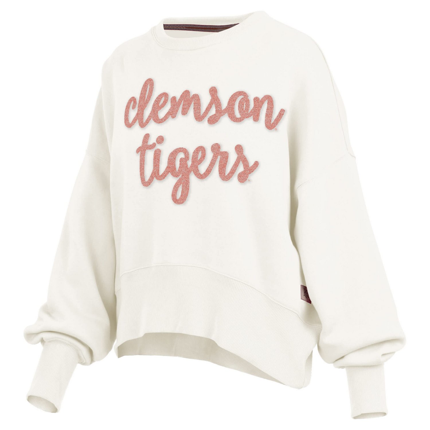 Pressbox Clemson Tigers Chelsea Oversized Pullover Sweatshirt - view number 2