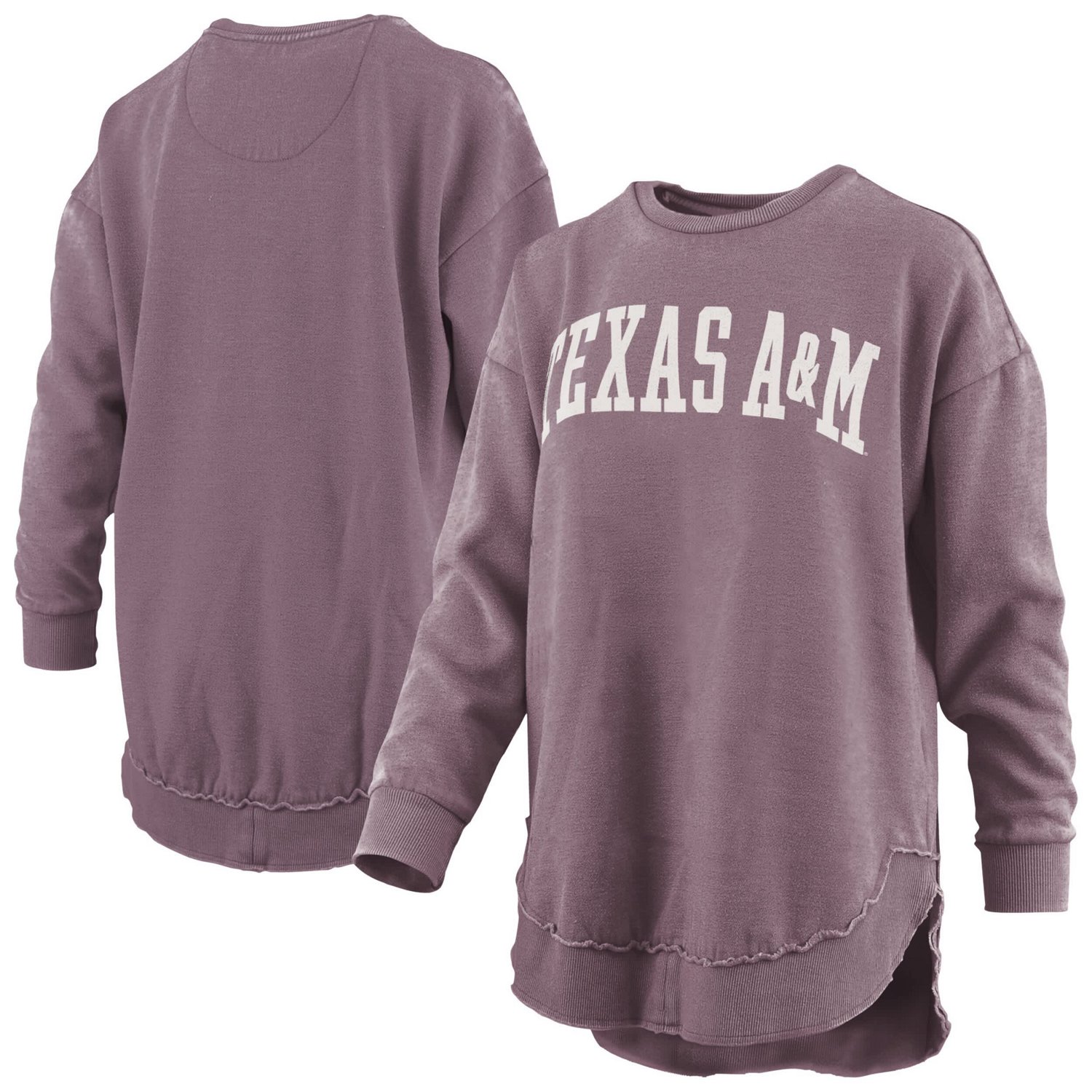 Pressbox Texas AM Aggies Vintage Wash Pullover Sweatshirt