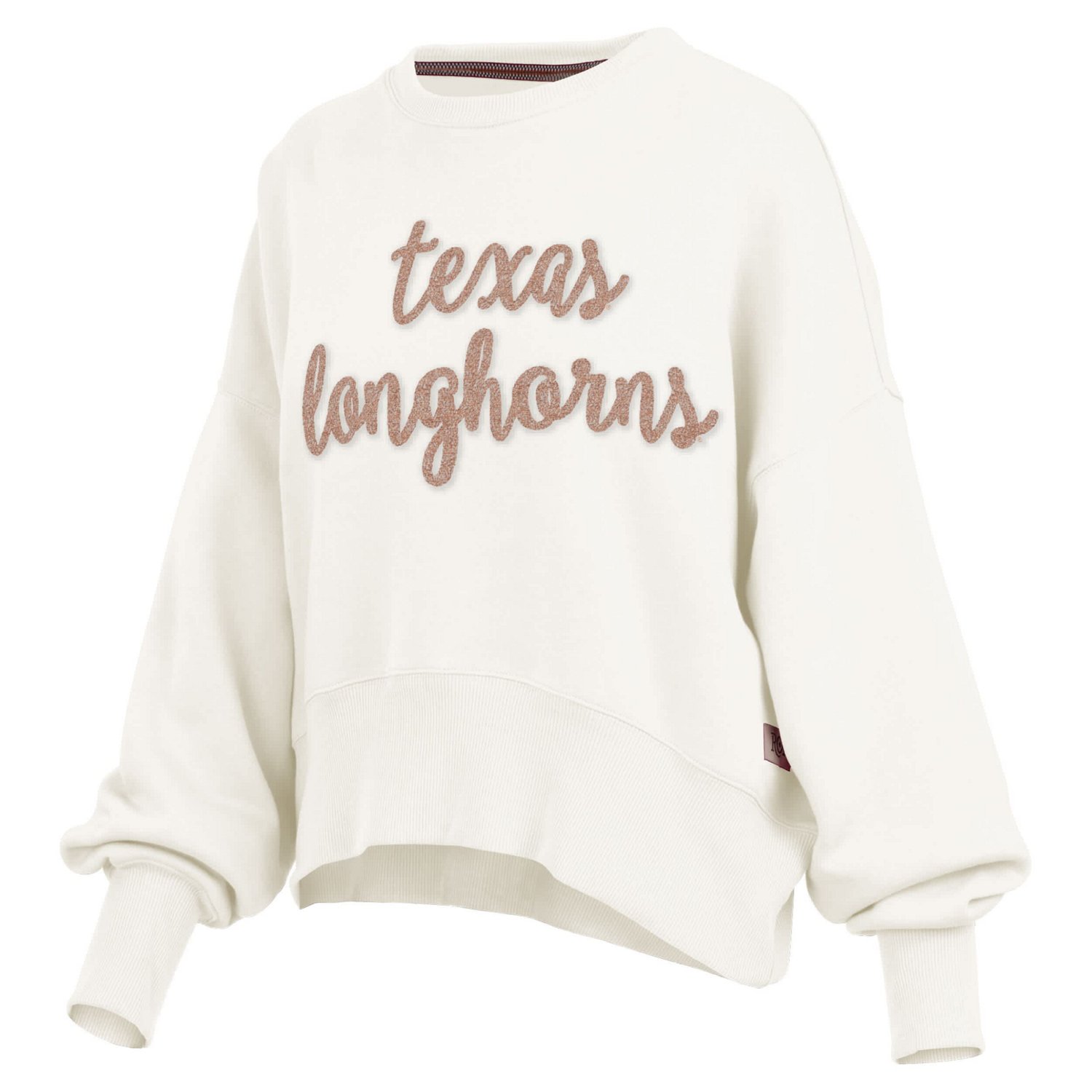 Pressbox Texas Longhorns Chelsea Oversized Pullover Sweatshirt                                                                   - view number 2