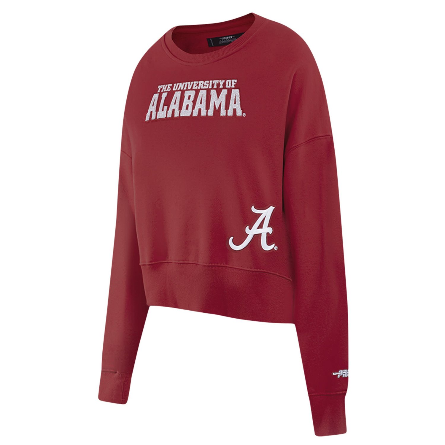 Pro Standard Alabama Tide Sequin Boxy Cropped Pullover Sweatshirt - view number 2