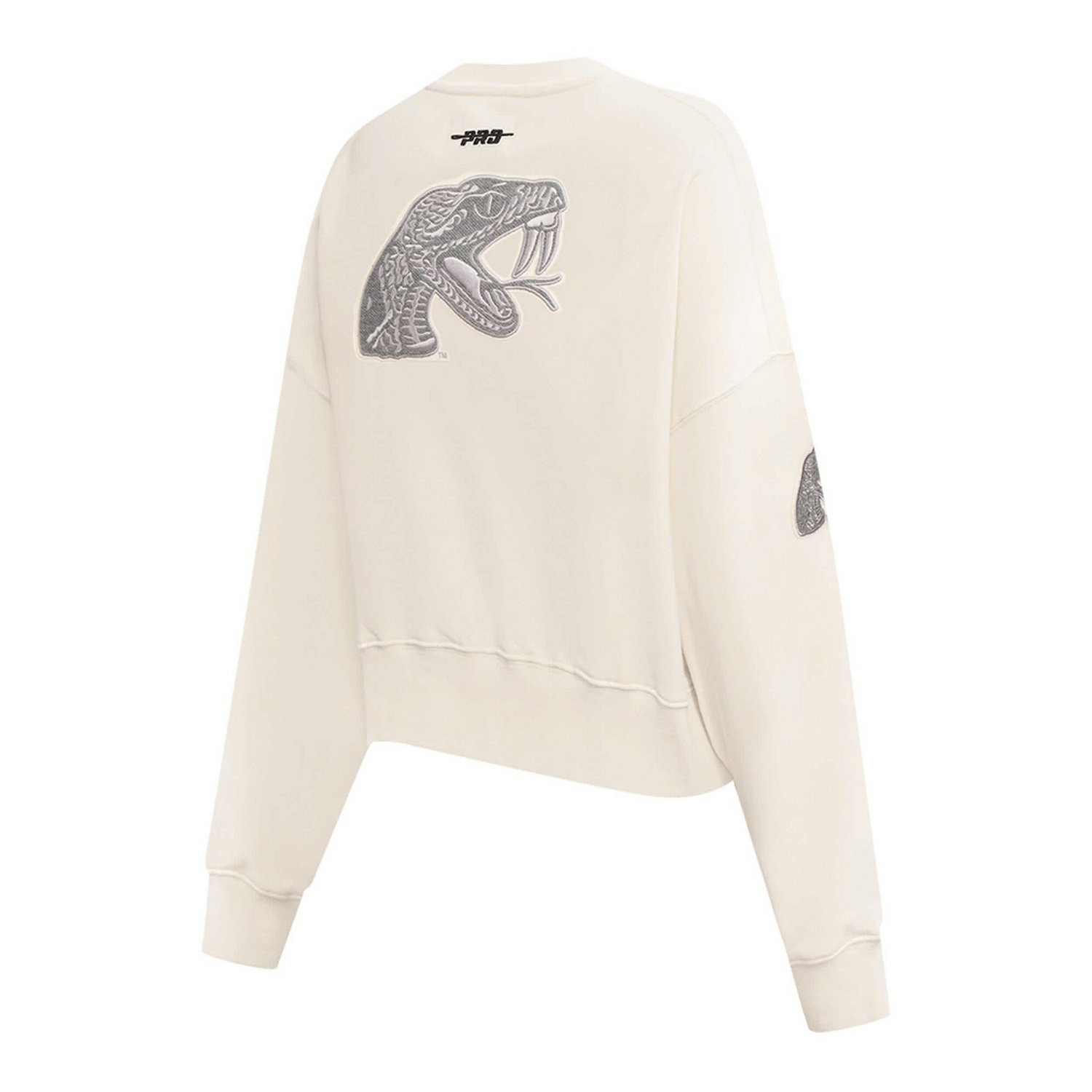 Pro Standard Florida AM Rattlers French Terry Boxy Cropped Pullover Crewneck