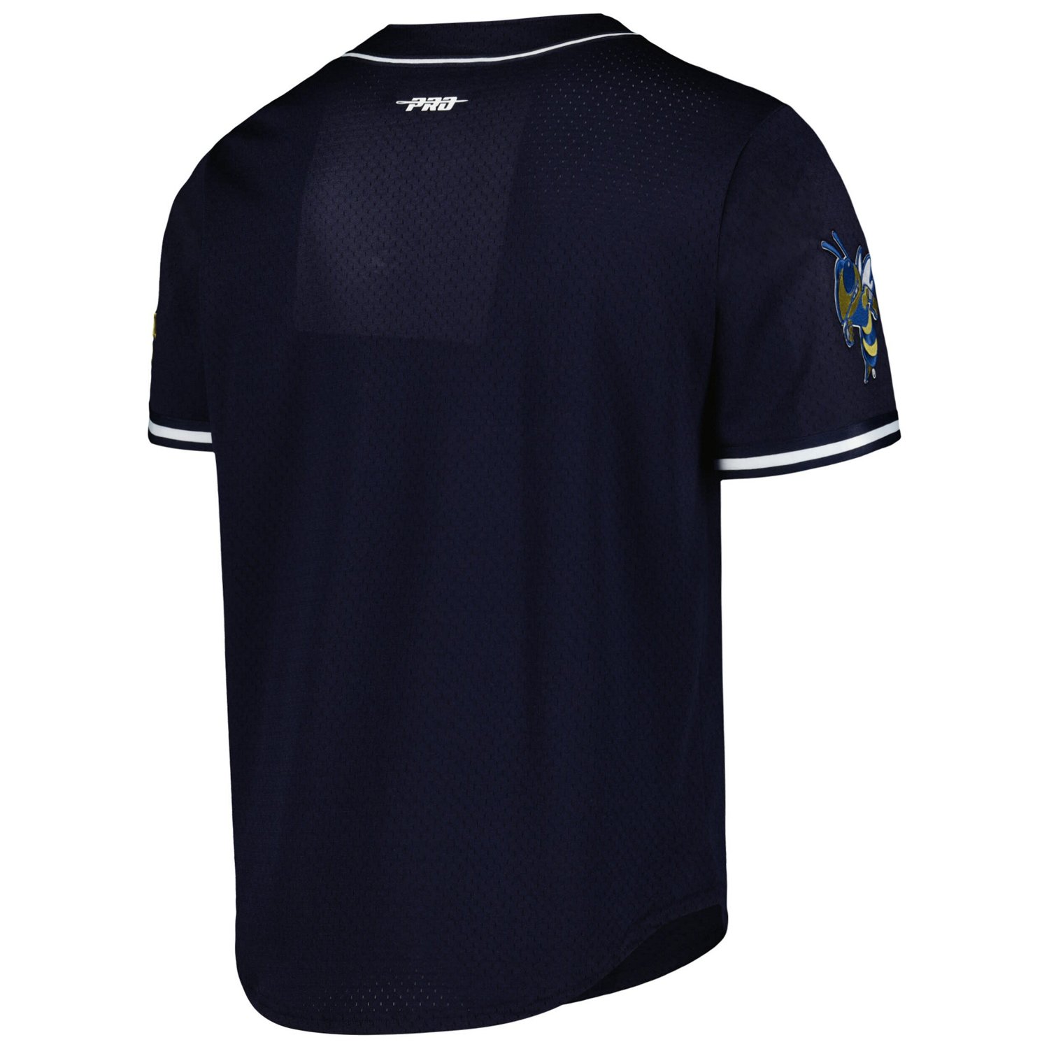 Pro Standard Georgia Tech Yellow Jackets Mesh Full-Button Replica Baseball Jersey                                                - view number 3
