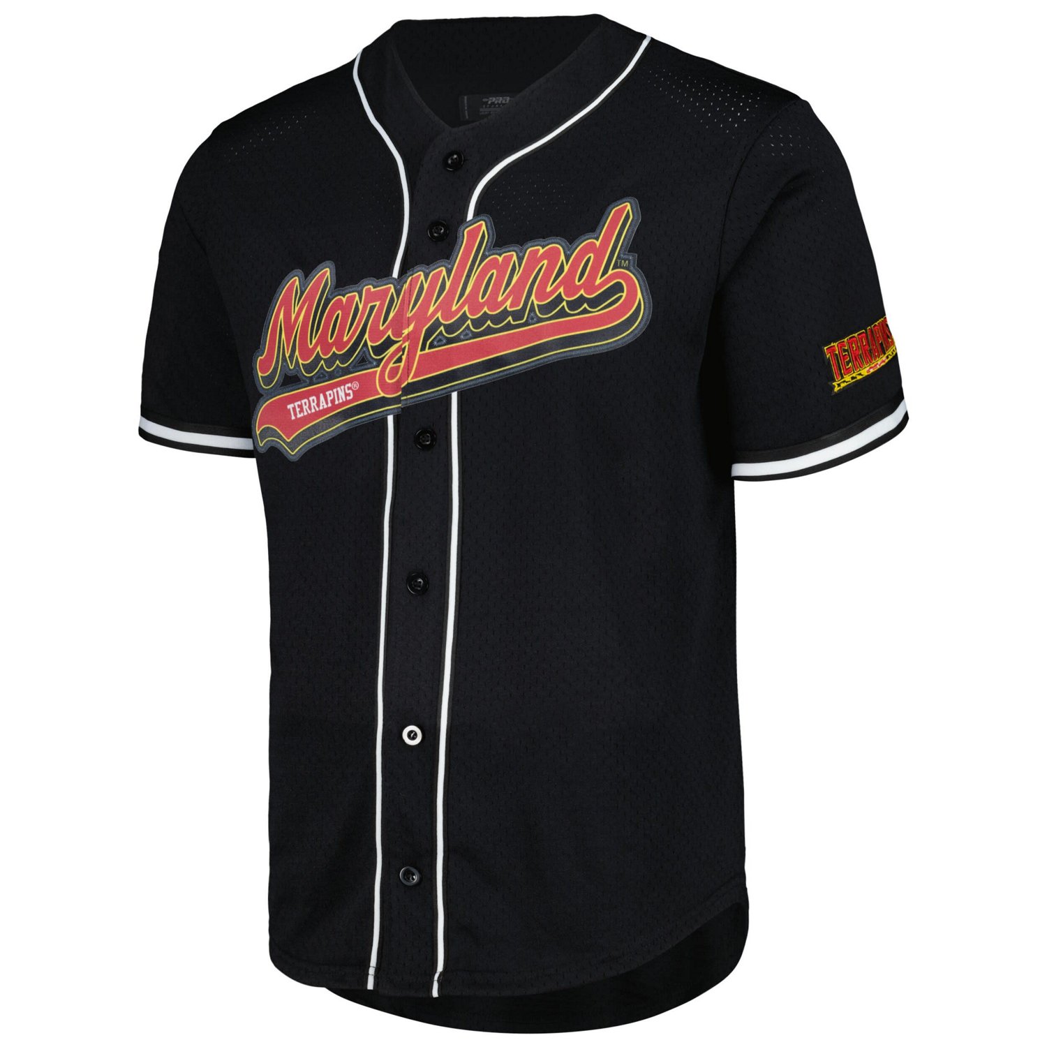 Pro Standard Maryland Terrapins Mesh Full-Button Replica Baseball Jersey                                                         - view number 2