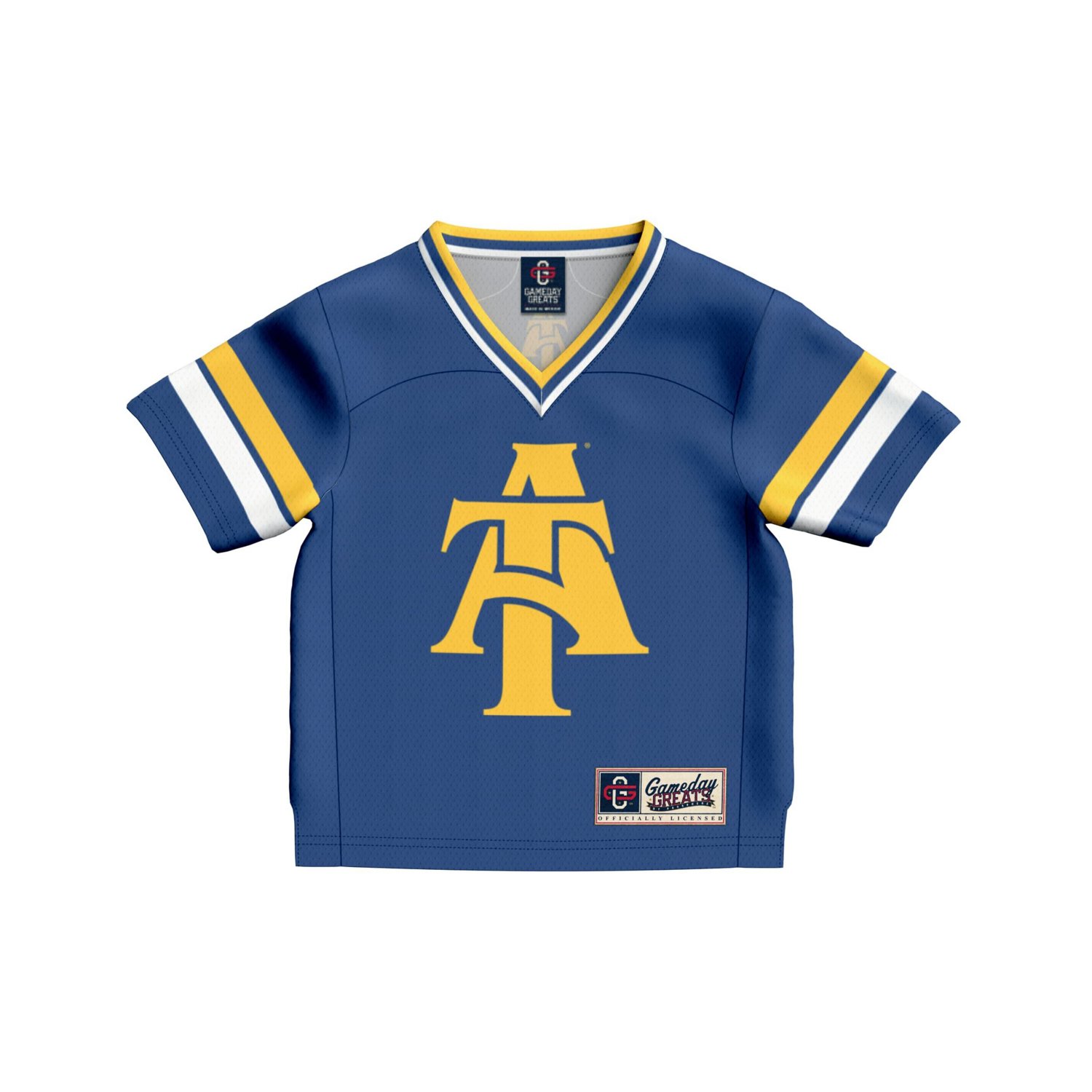 Toddler GameDay Greats 1 North Carolina AT Aggies Lightweight Collegiate Football Fashion Jersey