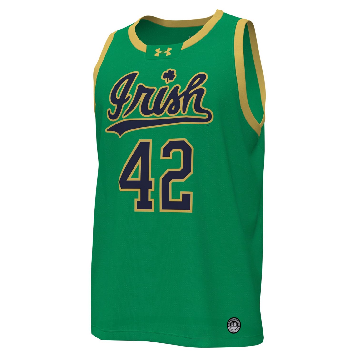 Men's Under Armour Green Notre Dame Fighting Irish Replica store Hockey Jersey