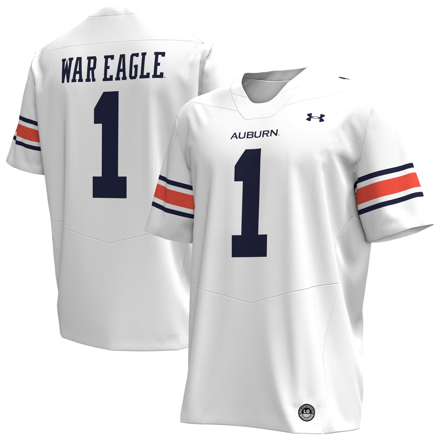 Under Armour 1 Auburn Tigers Replica Football Jersey - view number 1