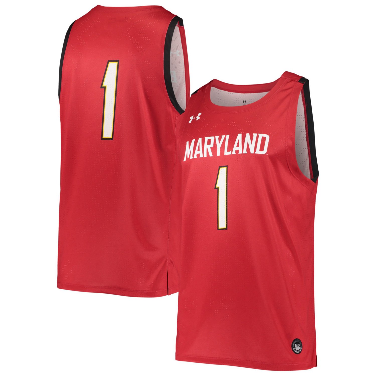 Under Armour 1 Maryland Terrapins College Replica Basketball Jersey