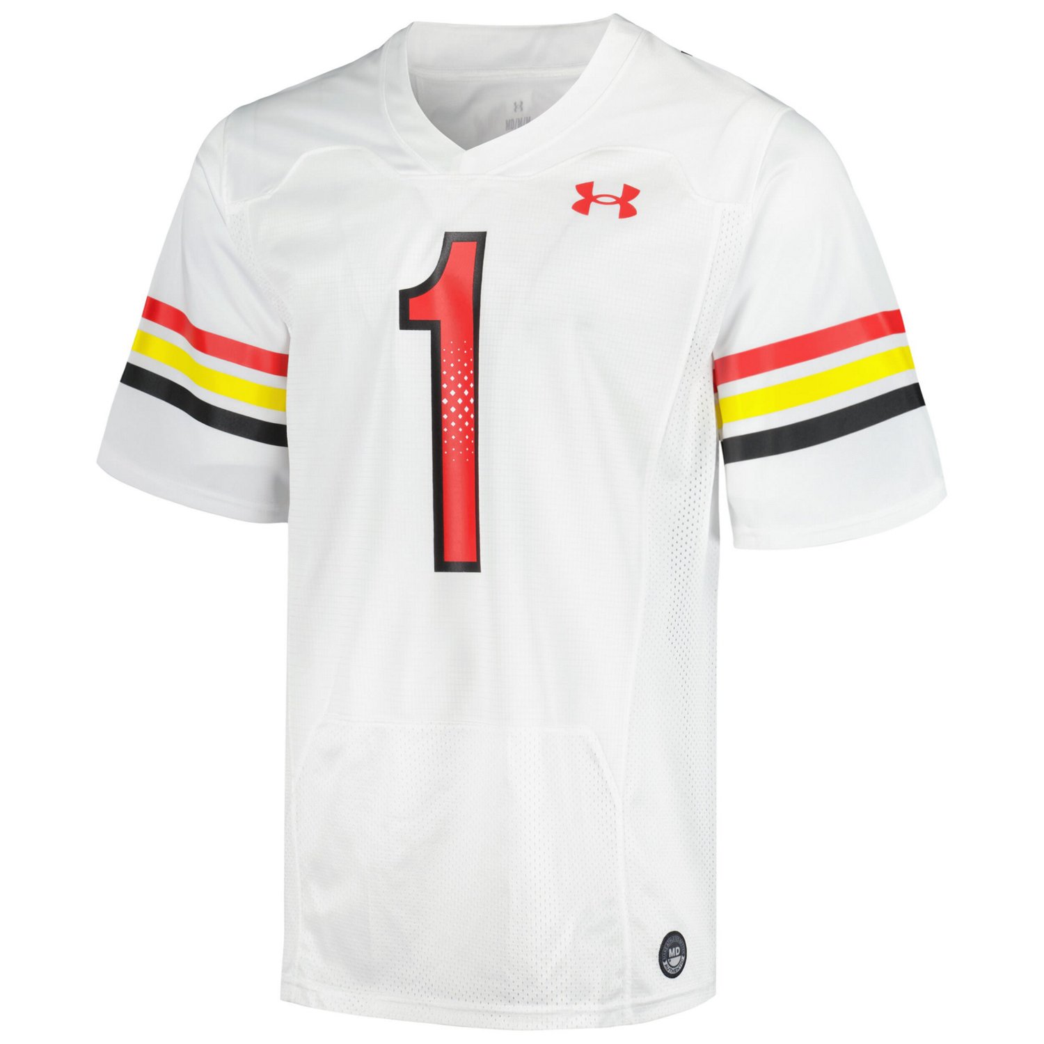 Under Armour 1 Maryland Terrapins Replica Football Jersey - view number 2