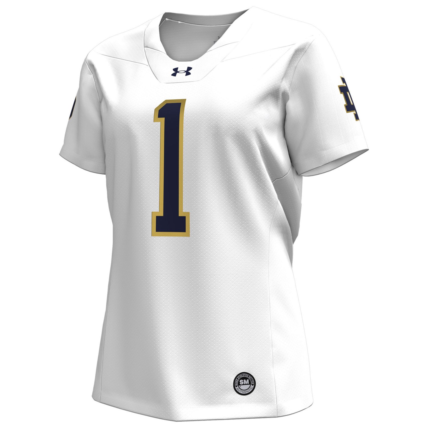 Under Armour 1 Notre Dame Fighting Irish Replica Football Jersey                                                                 - view number 2