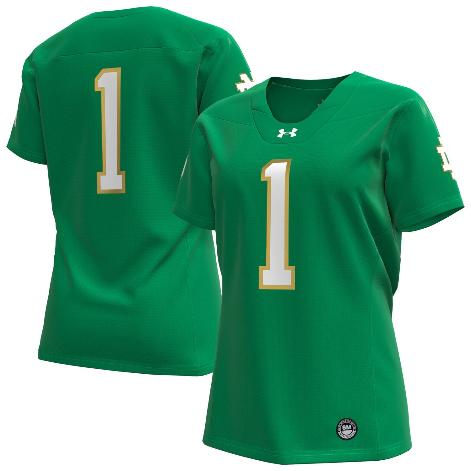 Under Armour 1 Notre Dame Fighting Irish Replica Football Jersey