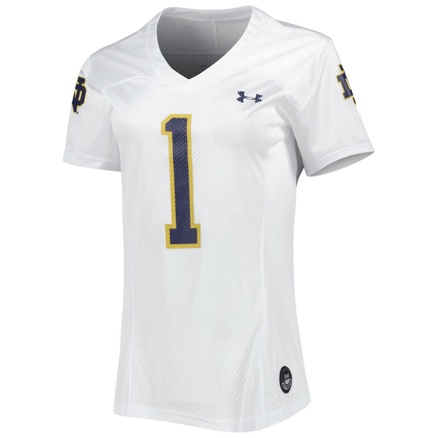 Under Armour 1 Notre Dame Fighting Irish Replica Football Jersey - view number 2