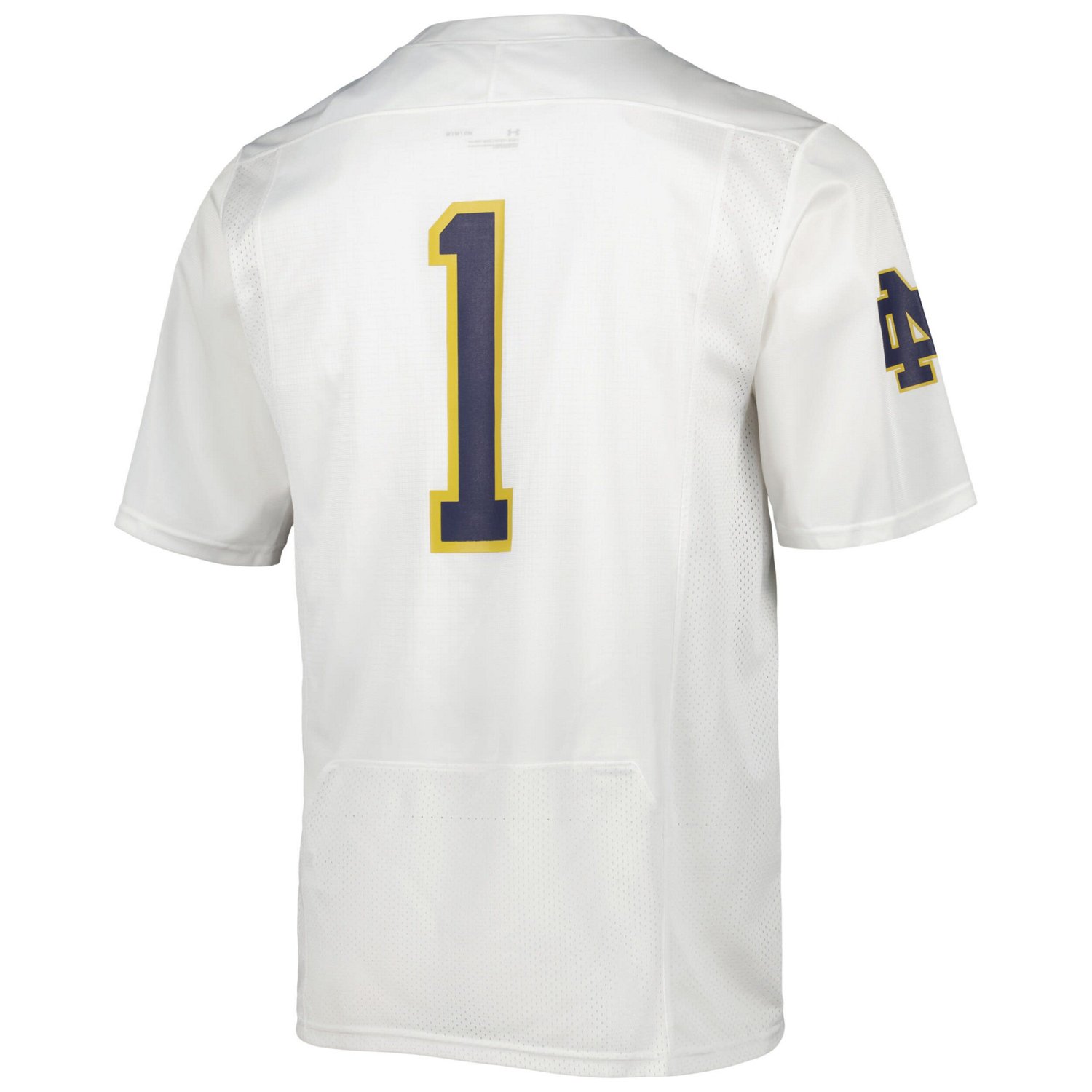 Under Armour 1 Notre Dame Fighting Irish Team Wordmark Replica Football Jersey