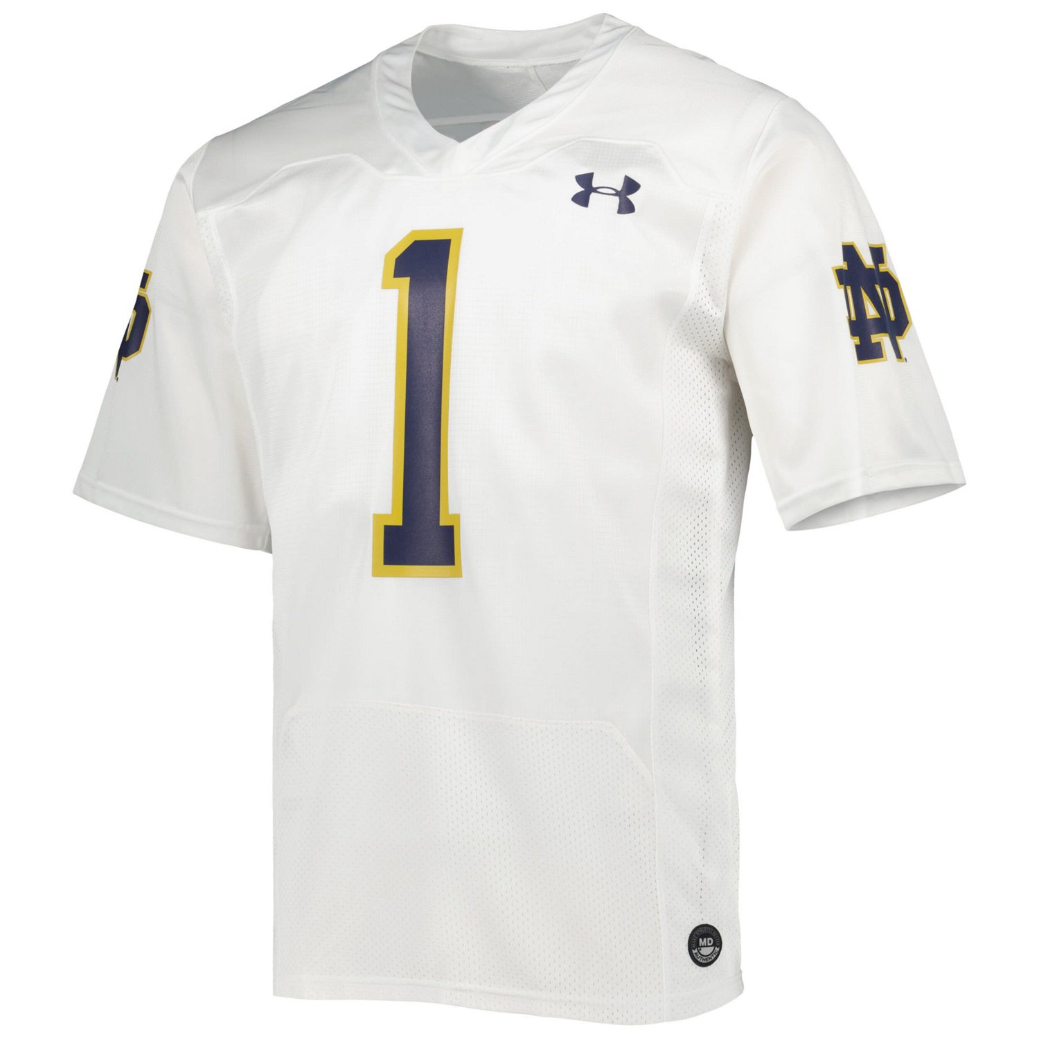 Under Armour 1 Notre Dame Fighting Irish Team Wordmark Replica Football Jersey