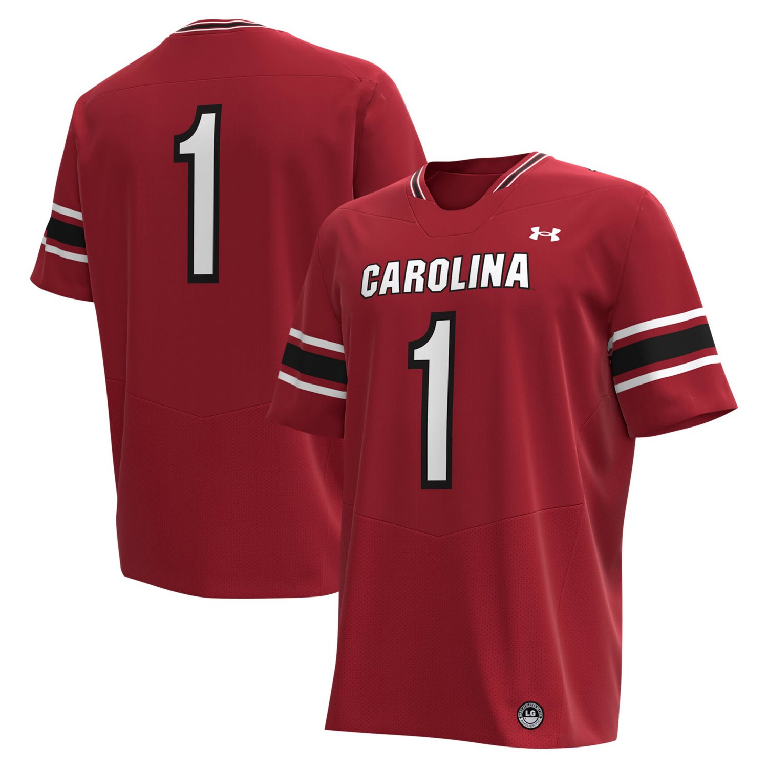 Under Armour 1 South Carolina Gamecocks Replica Football Jersey - view number 1