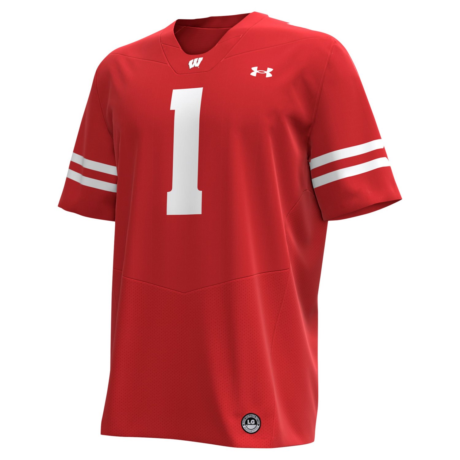 Under Armour 1 Wisconsin Badgers Replica Football Jersey                                                                         - view number 2
