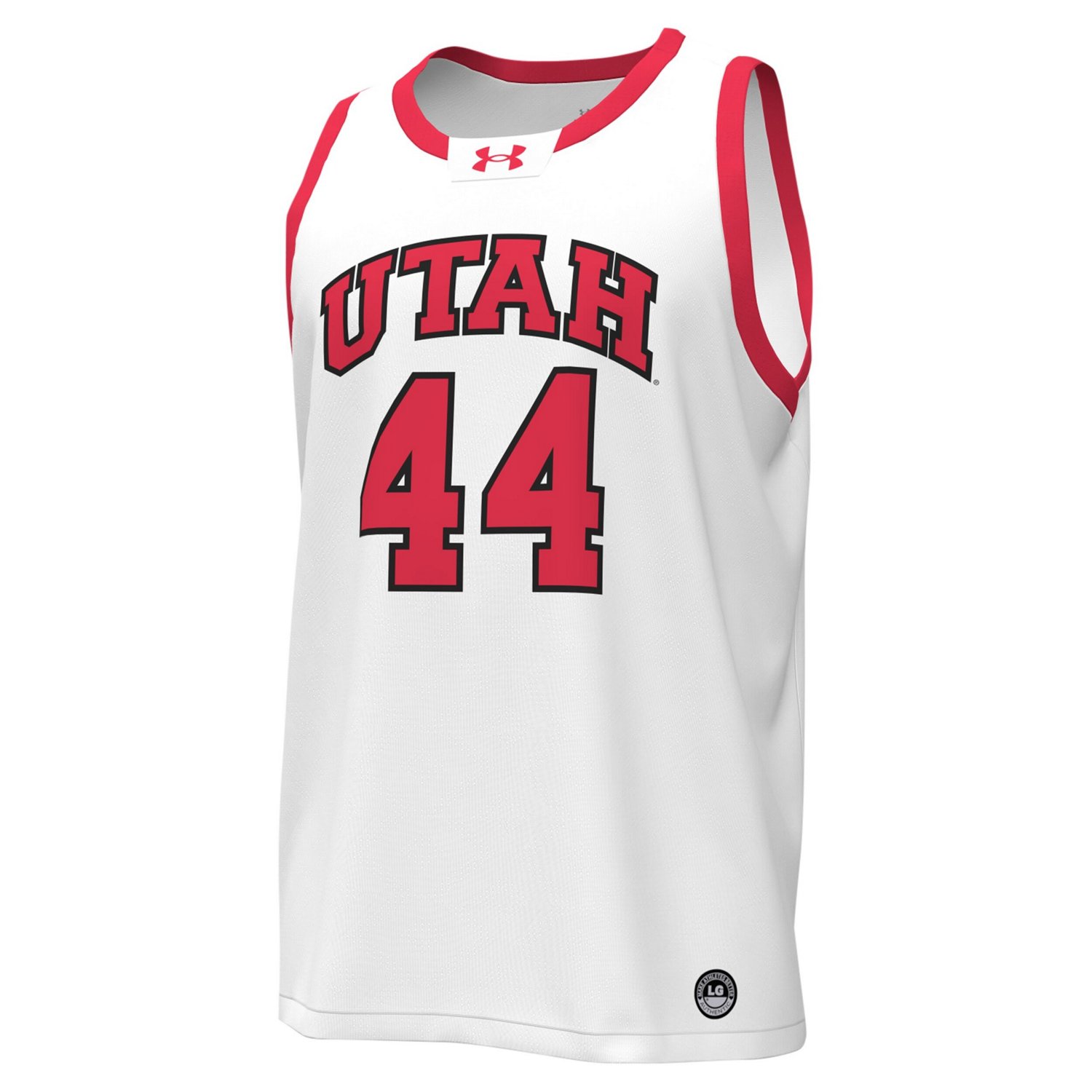 Under Armour 44 Utah Utes Replica Basketball Jersey                                                                              - view number 2