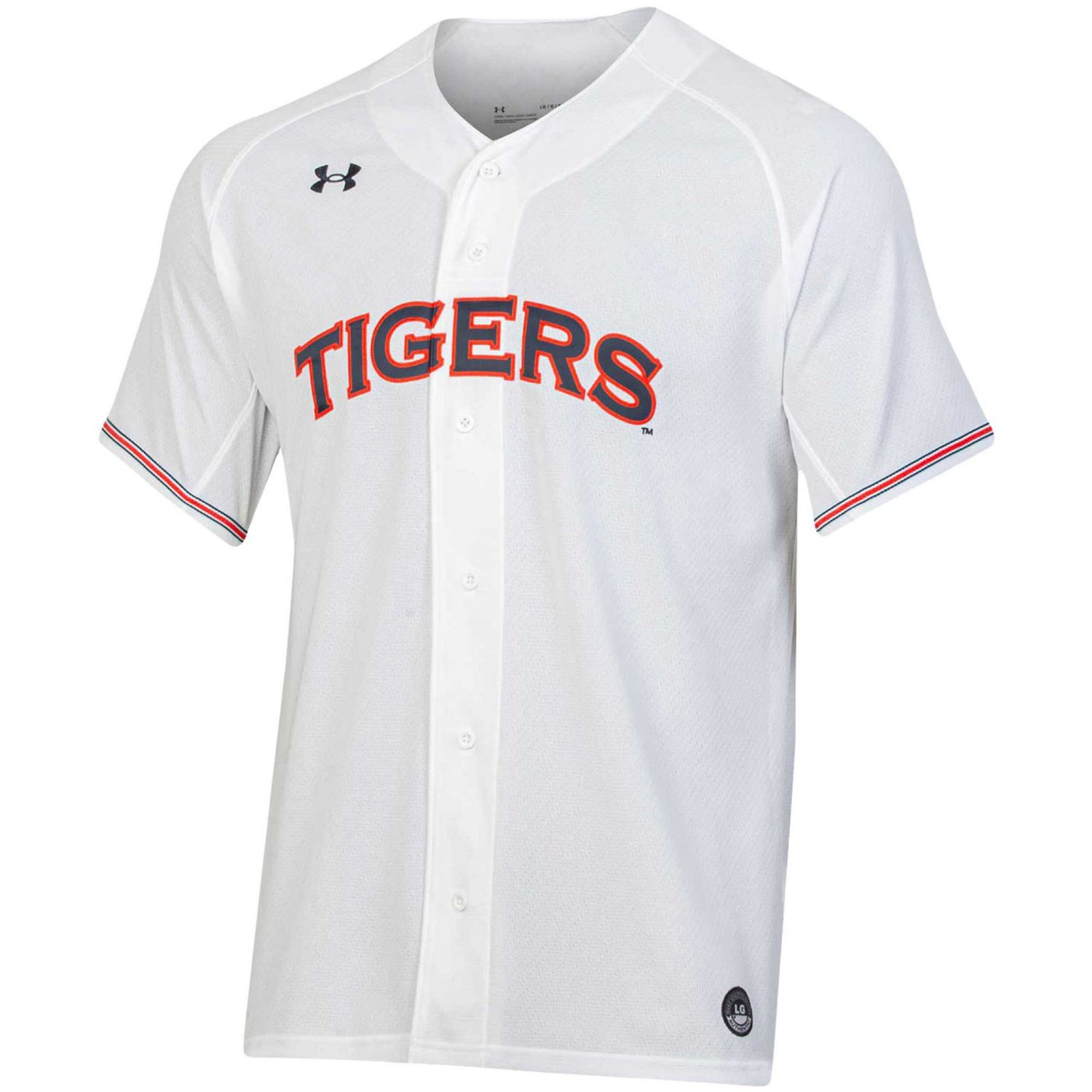 Under Armour Auburn Tigers Softball Button-Up V-Neck Jersey - view number 2