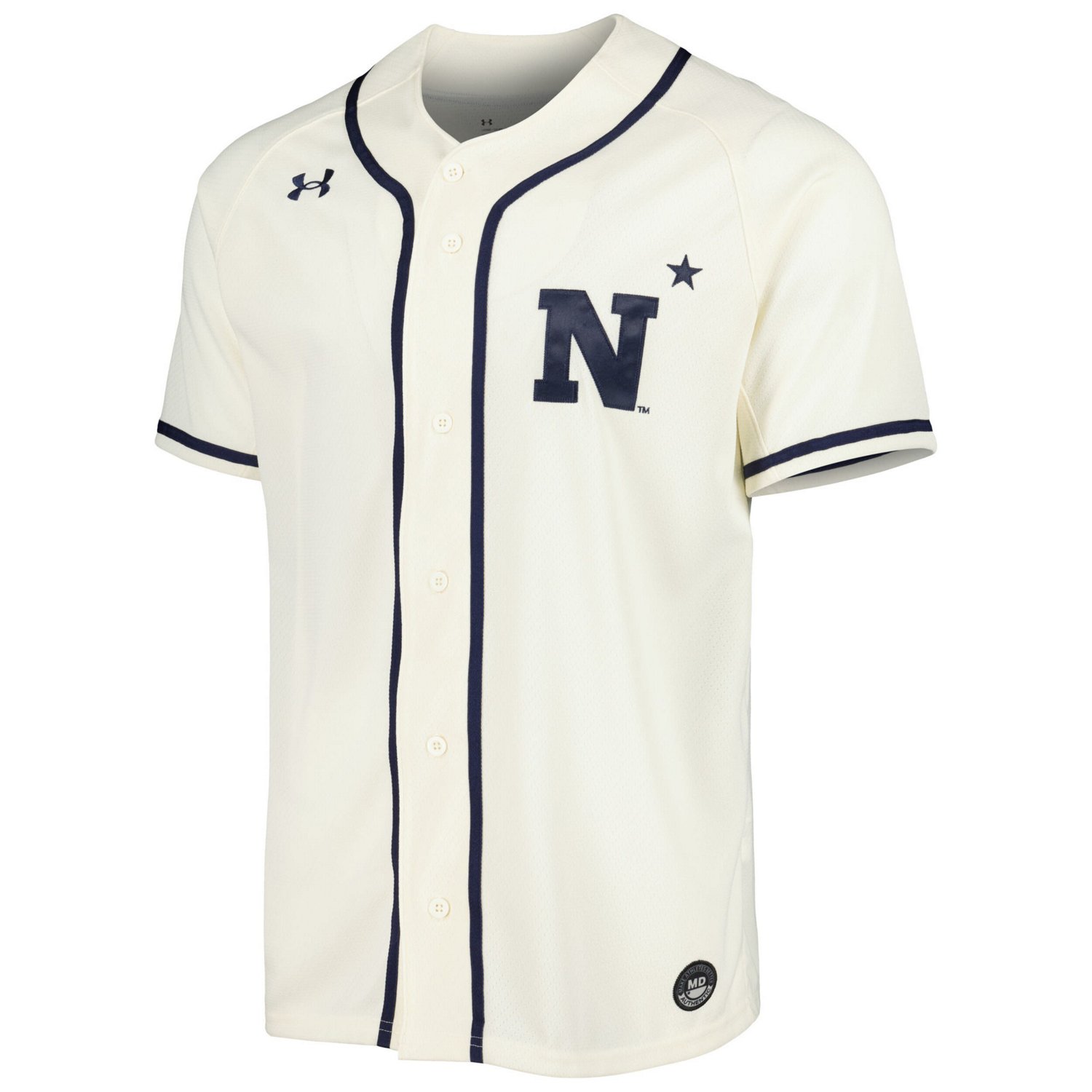 Under Armour Navy Midshipmen Replica Baseball Jersey - view number 2