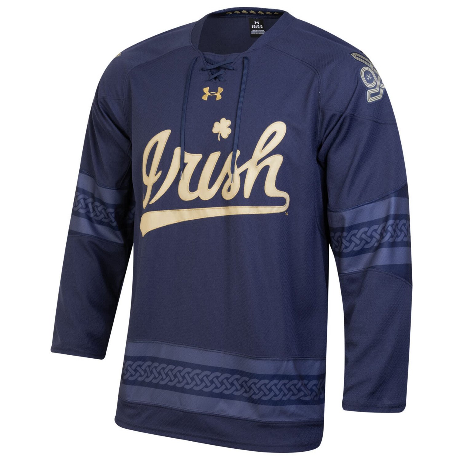 Under Armour Notre Dame Fighting Irish Ireland Replica Hockey Jersey - view number 2