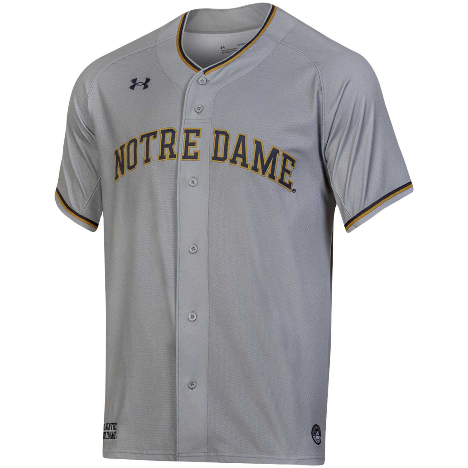 Under Armour Notre Dame Fighting Irish Replica Baseball Jersey - view number 2