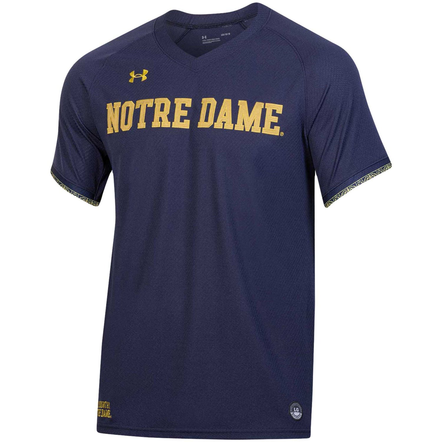 Under Armour Notre Dame Fighting Irish Softball V-Neck Jersey - view number 2