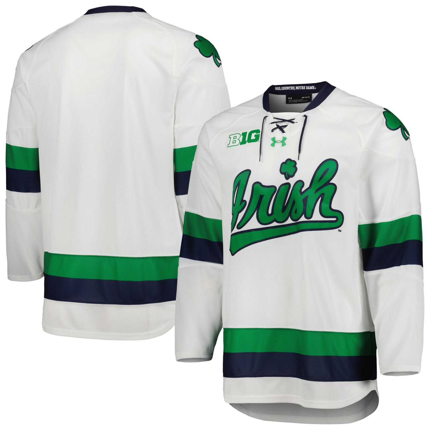 Under Armour Notre Dame Fighting Irish Team Replica Hockey Jersey