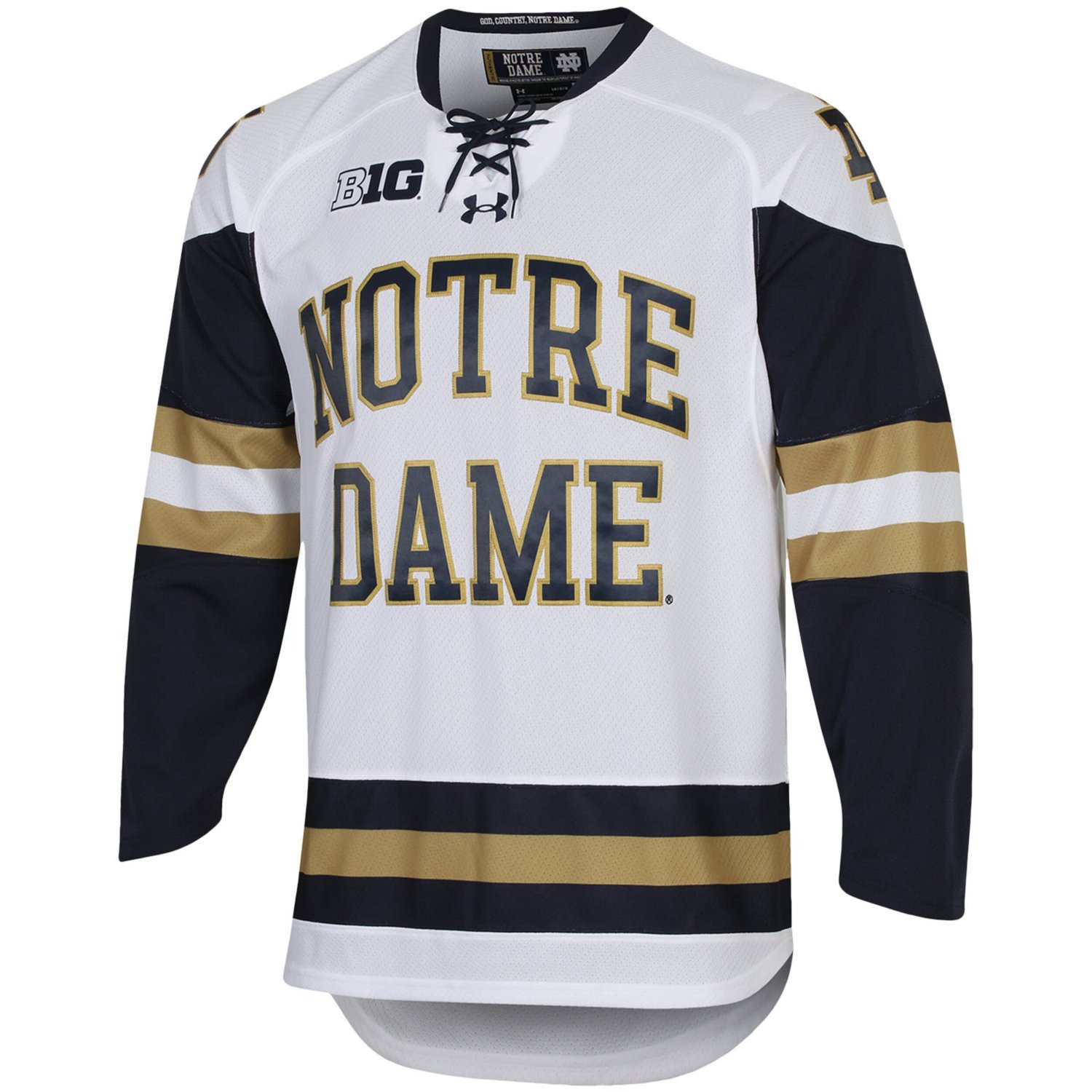 Under Armour Notre Dame Fighting Irish UA Replica Hockey Jersey - view number 2