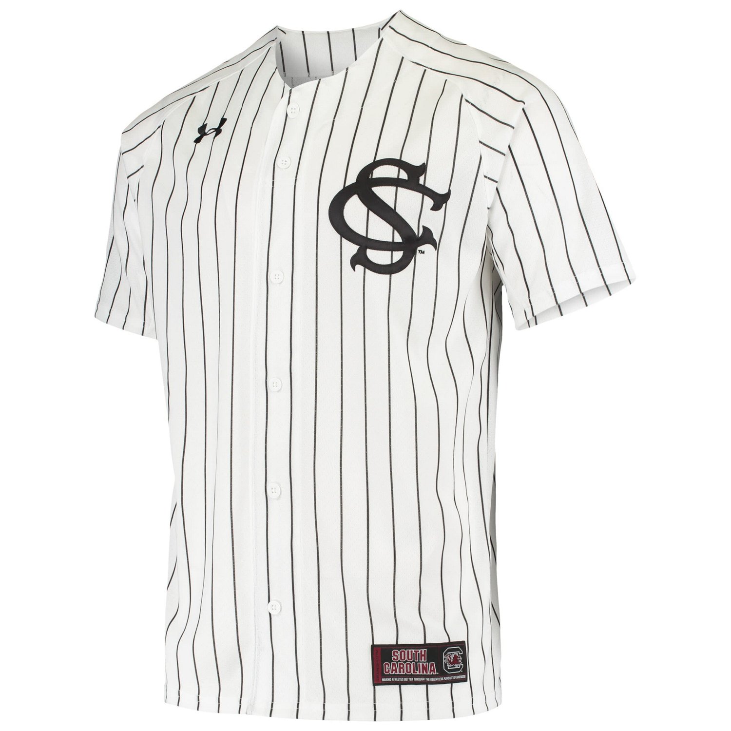 Under Armour South Carolina Gamecocks Replica Performance Baseball Jersey                                                        - view number 2