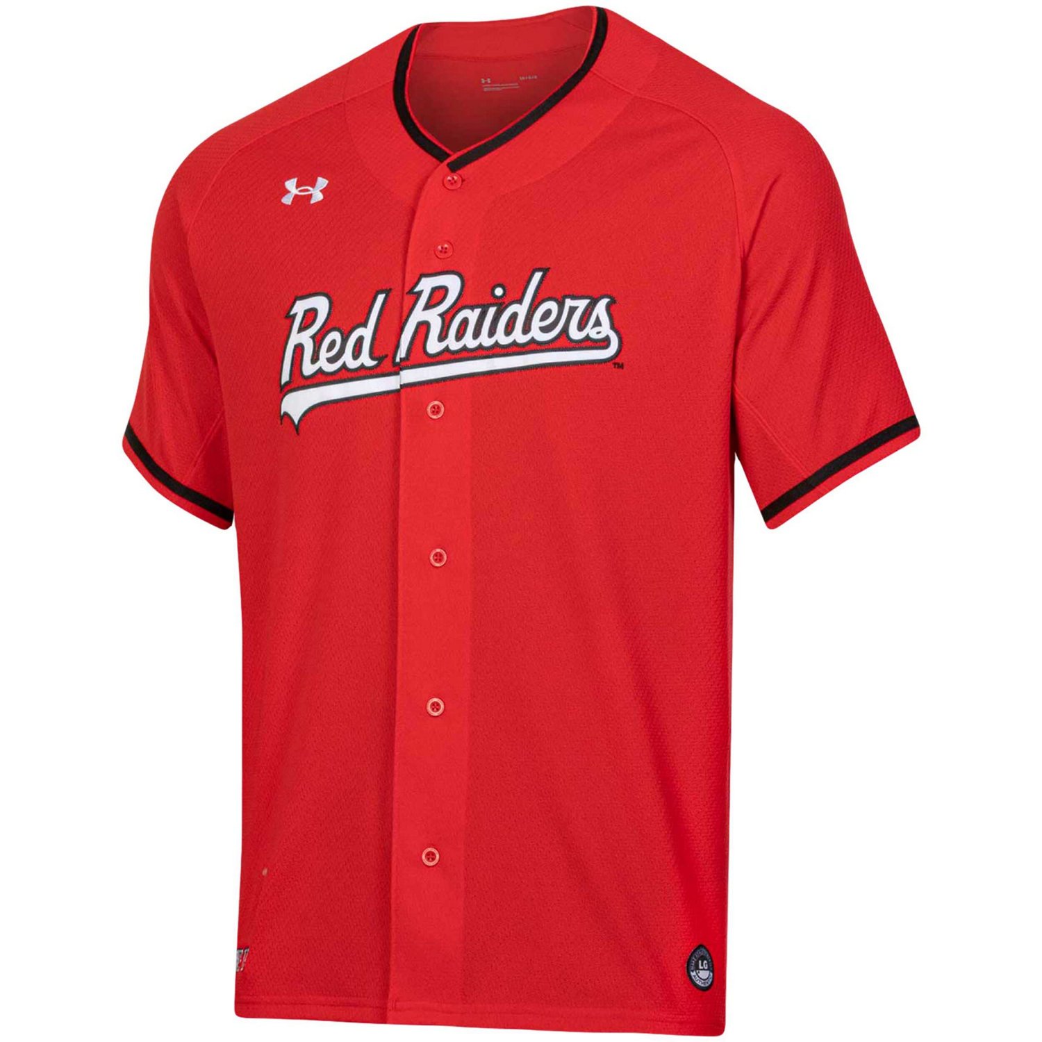 Under Armour Texas Tech Raiders Softball V-Neck Jersey - view number 2