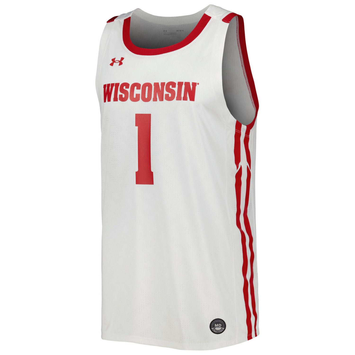 Under Armour Wisconsin Badgers Replica Basketball Jersey                                                                         - view number 2