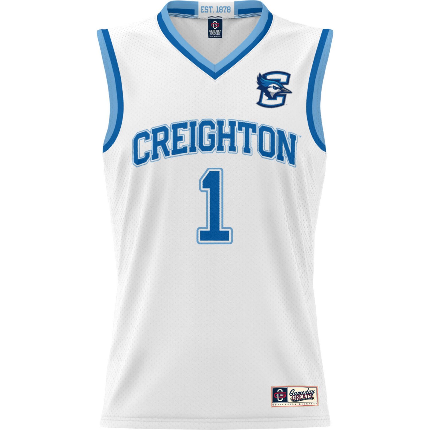 Unisex GameDay Greats 1 Creighton Bluejays Lightweight Basketball Jersey