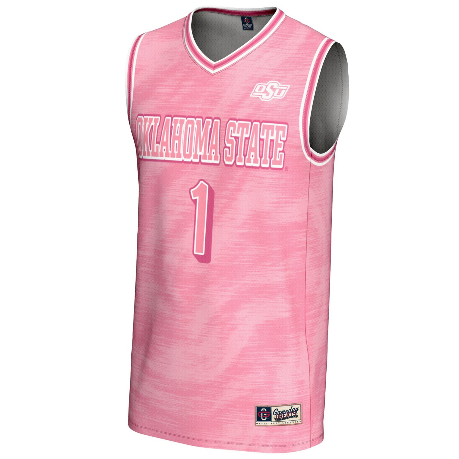 Unisex GameDay Greats 1 Oklahoma State Cowboys Lightweight Basketball Fashion Jersey                                             - view number 2