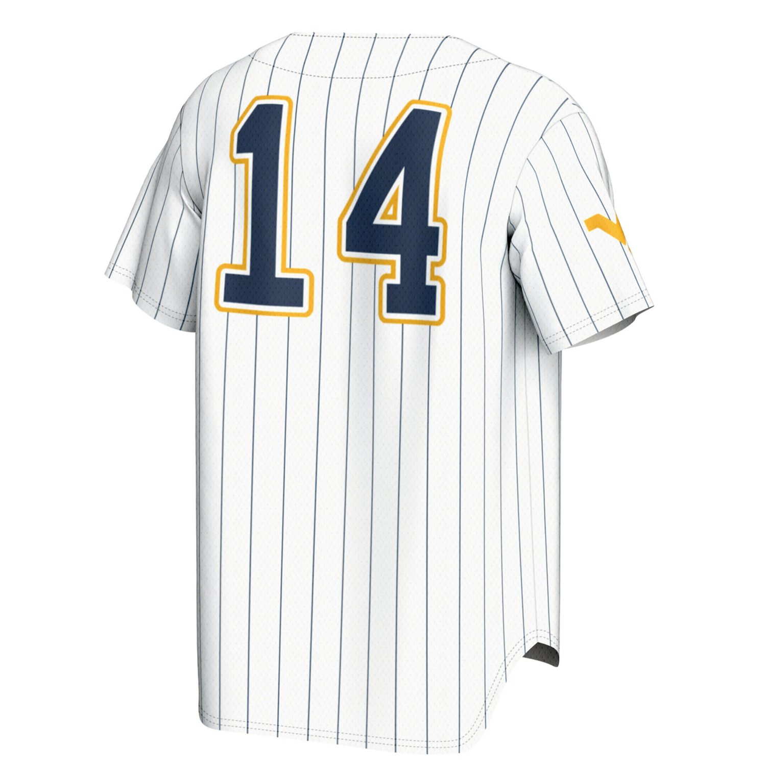 Unisex GameDay Greats 14 West Virginia Mountaineers Lightweight Baseball Fashion Jersey                                          - view number 3
