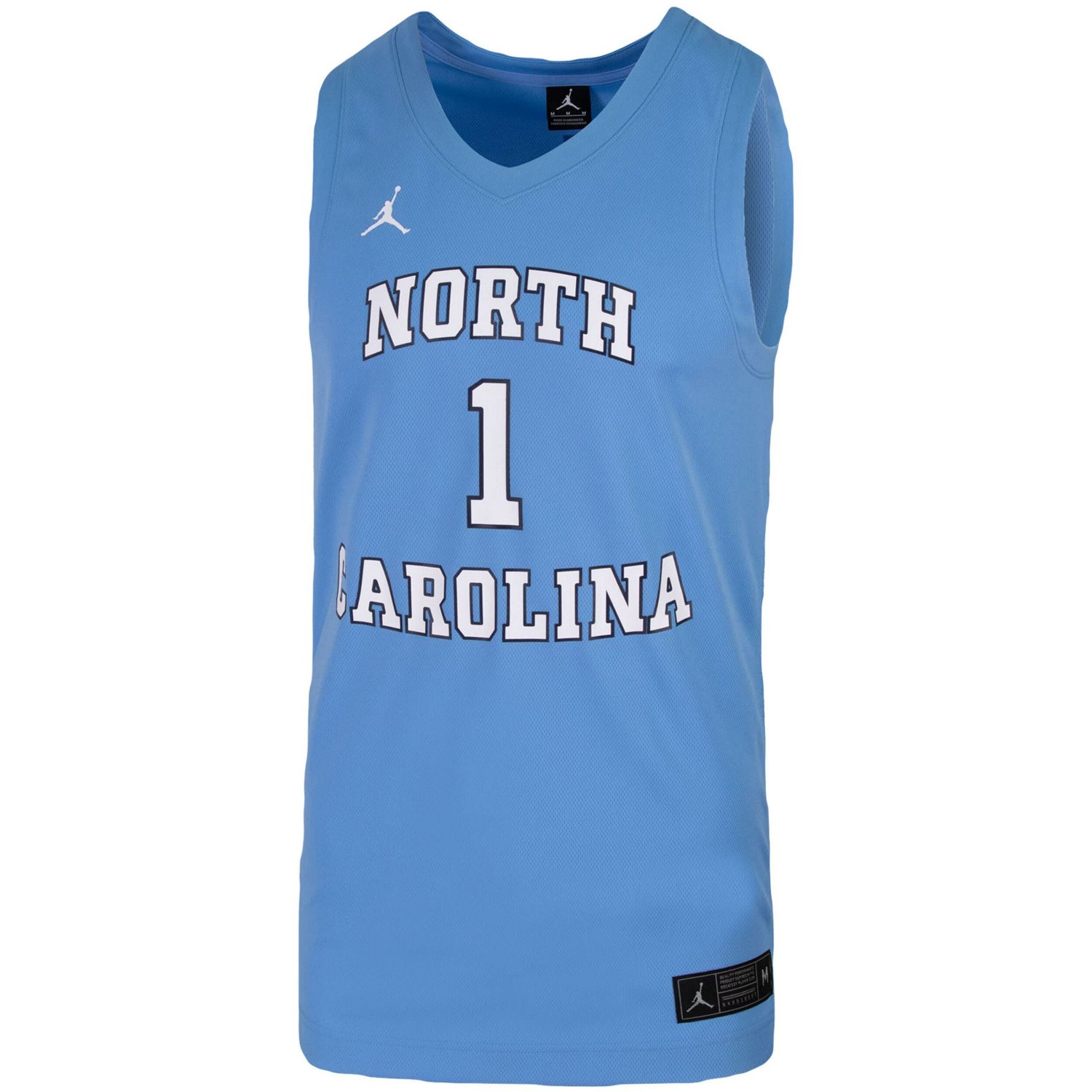 Unisex Jordan Brand 1 Carolina North Carolina Tar Heels Wo Basketball Replica Jersey                                             - view number 2