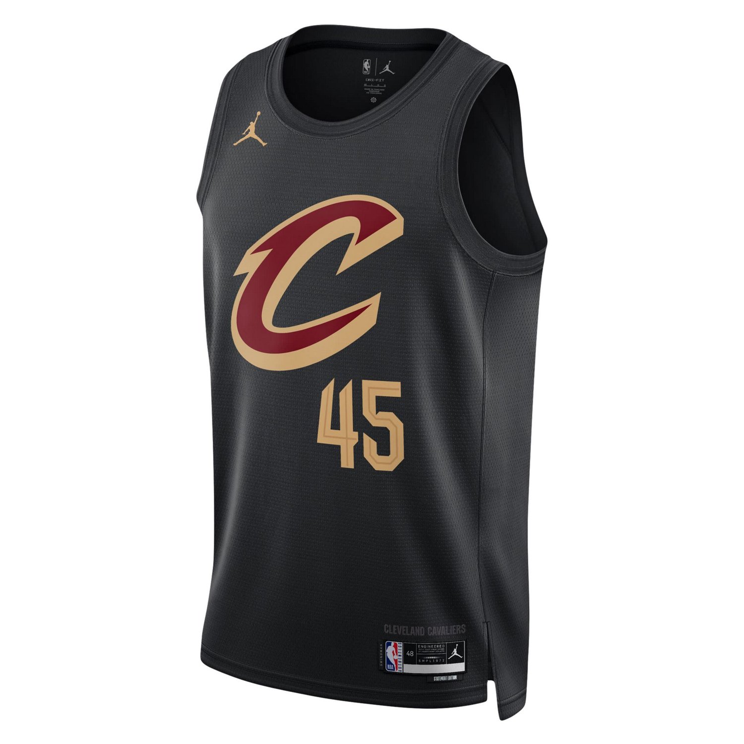 Unisex Jordan Brand Donovan Mitchell Cleveland Cavaliers Swingman Jersey - Statement Edition - view number 2