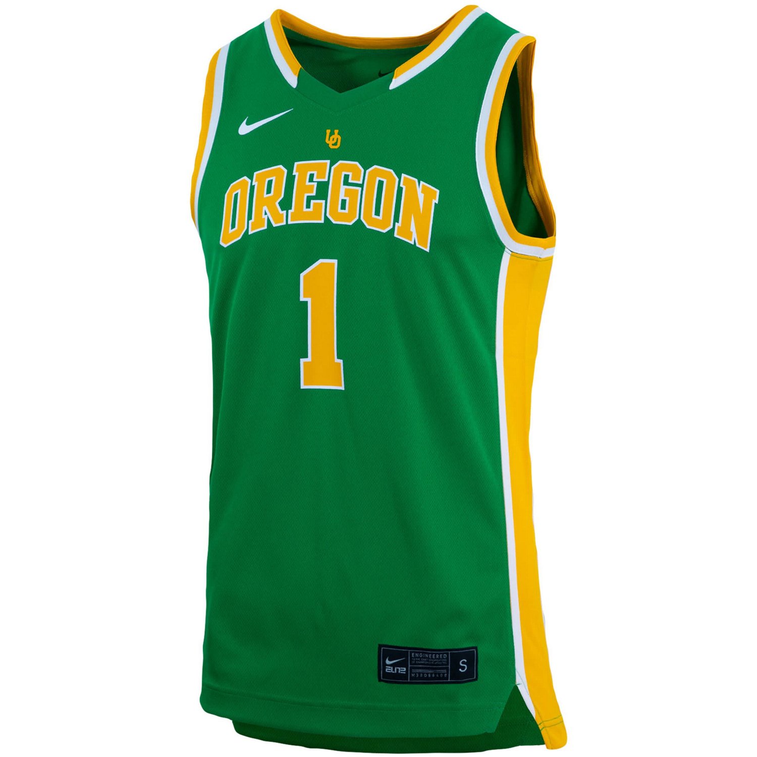 Unisex Nike 1 Oregon Ducks Wo Basketball Throwback Replica Jersey                                                                - view number 2