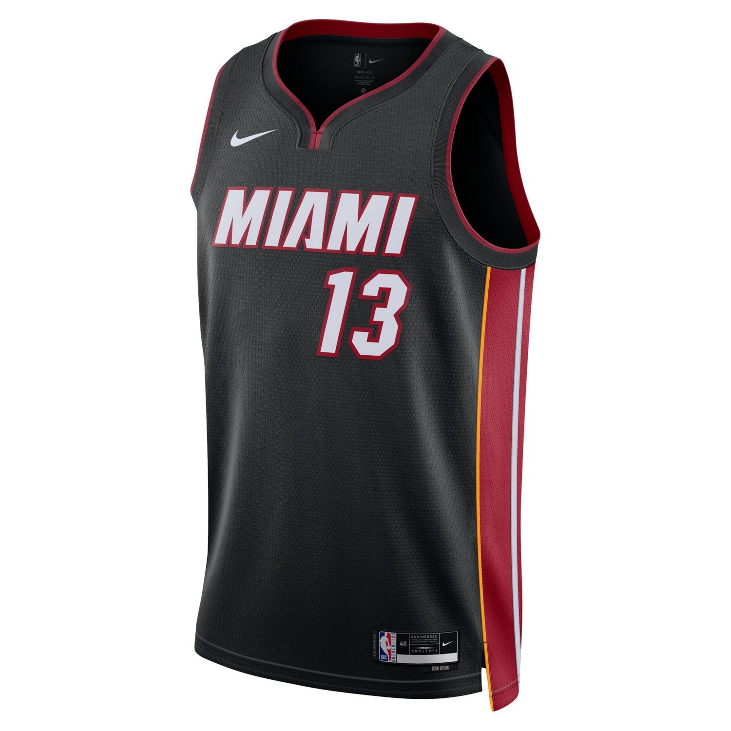 Unisex Nike Bam Adebayo Miami Heat Swingman Jersey - Icon Edition