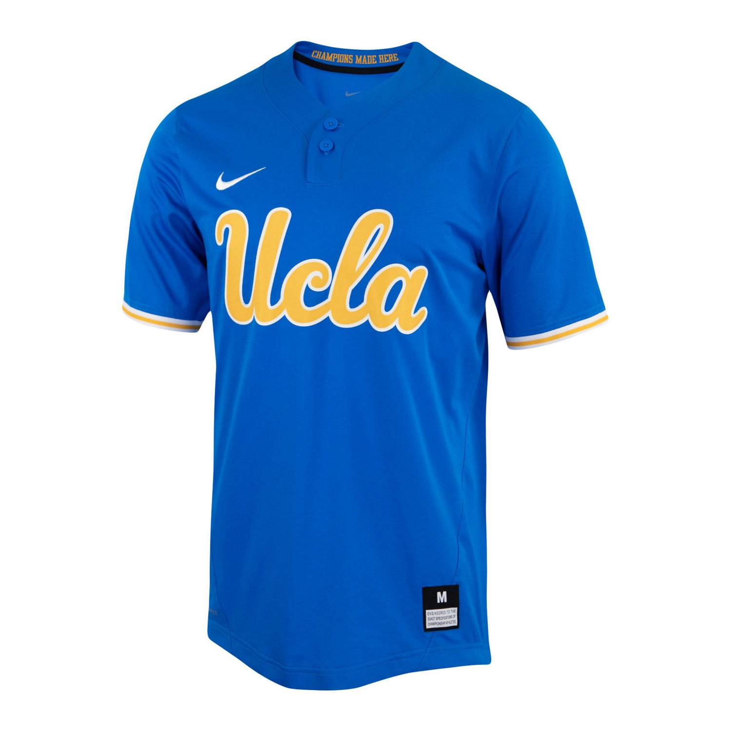 Unisex Nike UCLA Bruins Two-Button Replica Softball Jersey - view number 2